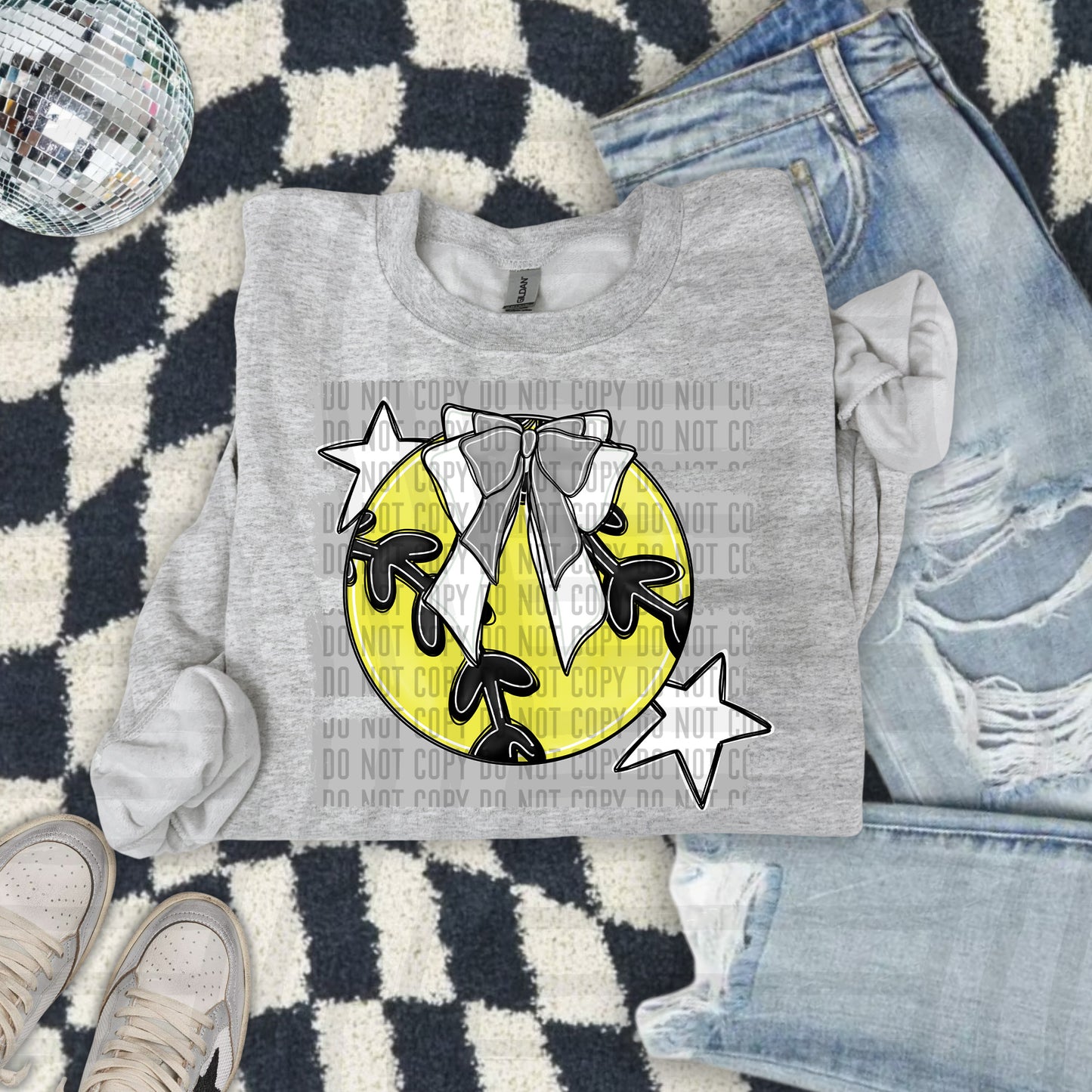 SOFTBALL BOW BOW TEES -25 COLORS