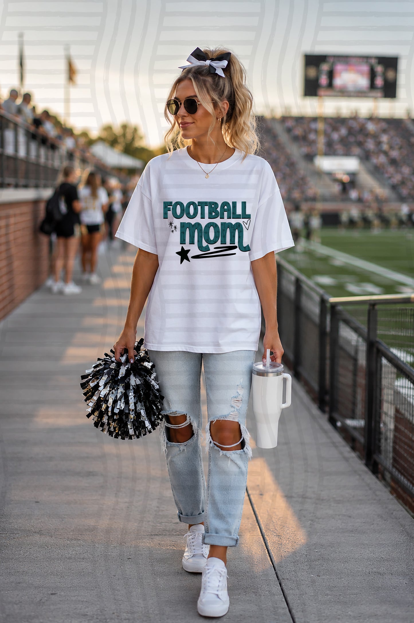 FOOTBALL MOM TEES -25 COLORS