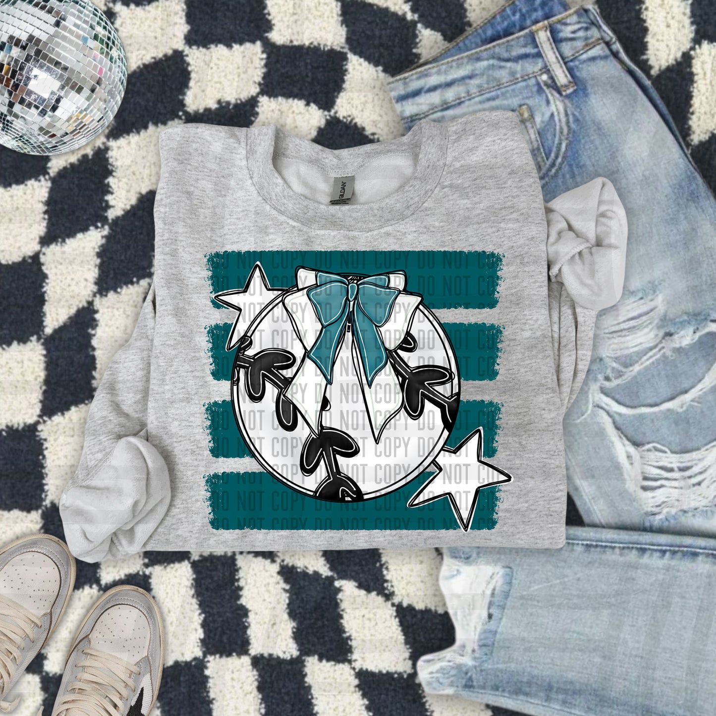 BASEBALL BOW BOW TEES -25 COLORS