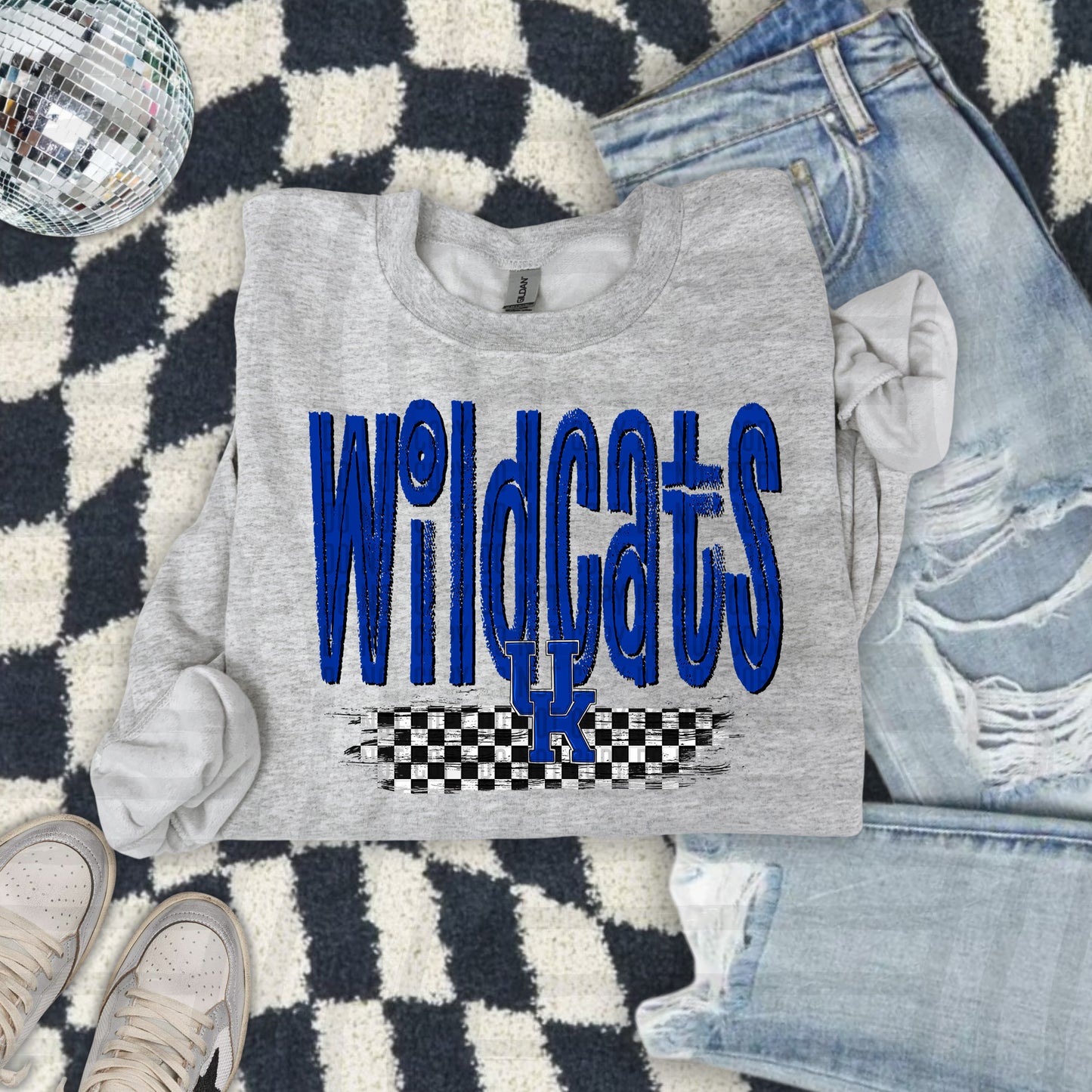 CHECKERED COLLEGE TEES
