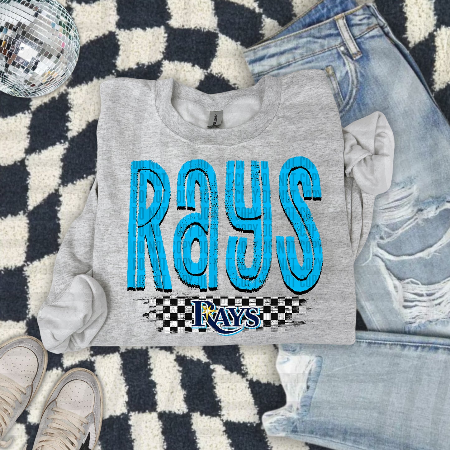 CHECKERED MLB TEES