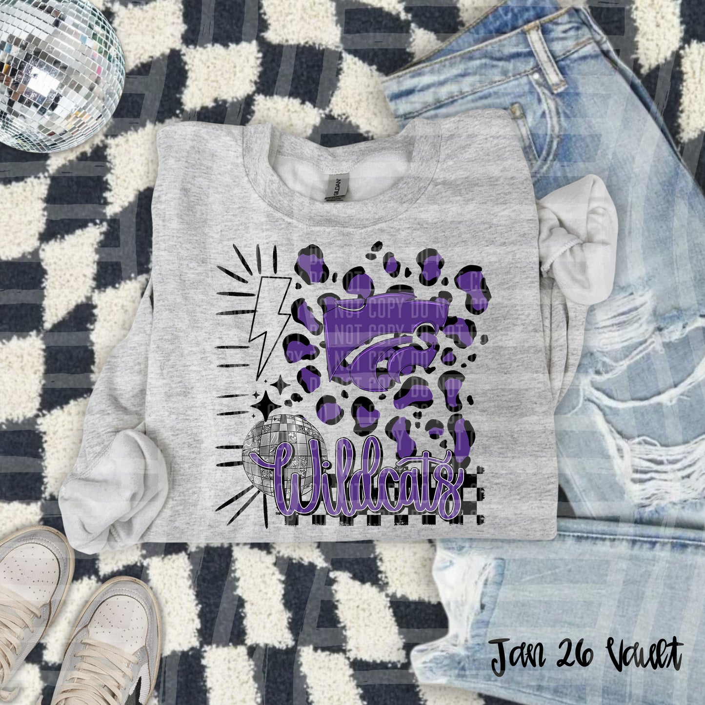 LEOPARD COLLEGE TEE