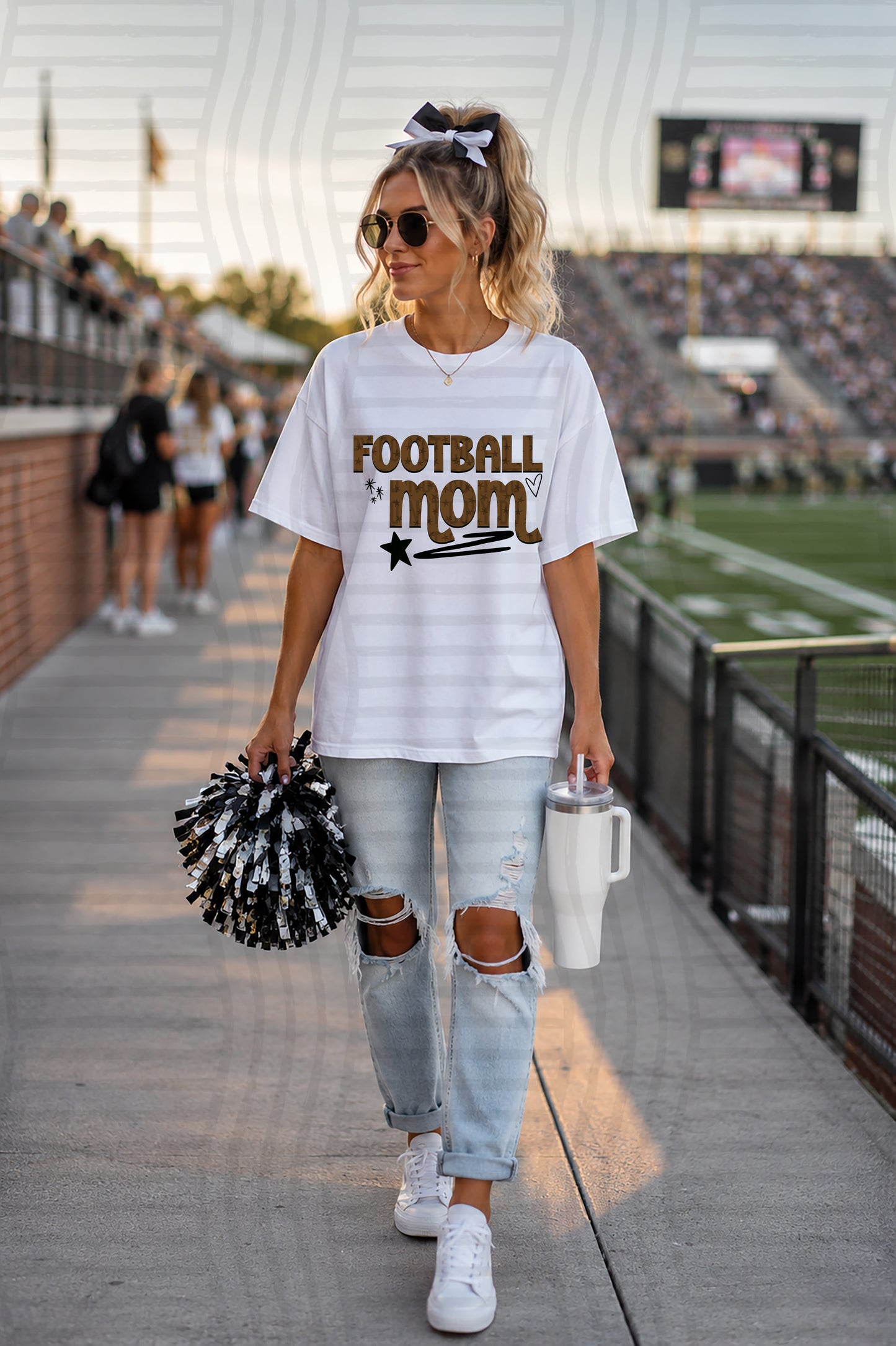 FOOTBALL MOM TEES -25 COLORS