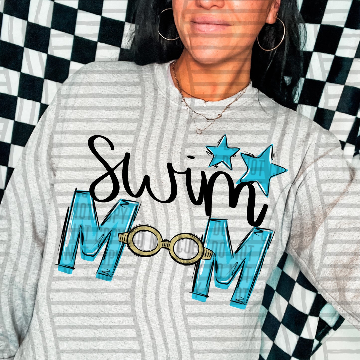 SWIM MOM TEES - 20 COLORS