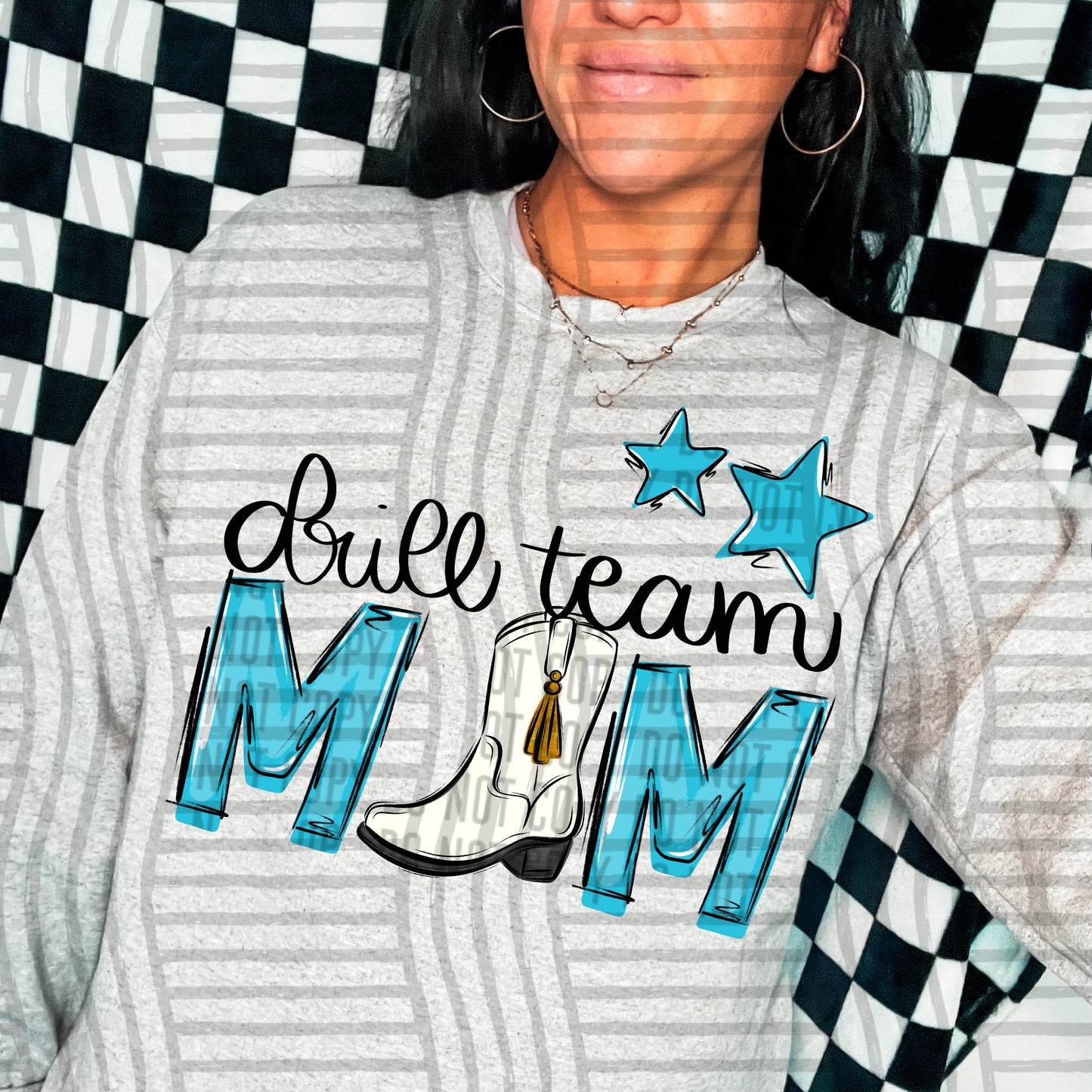 DRILL TEAM MOM TEES - 20 COLORS