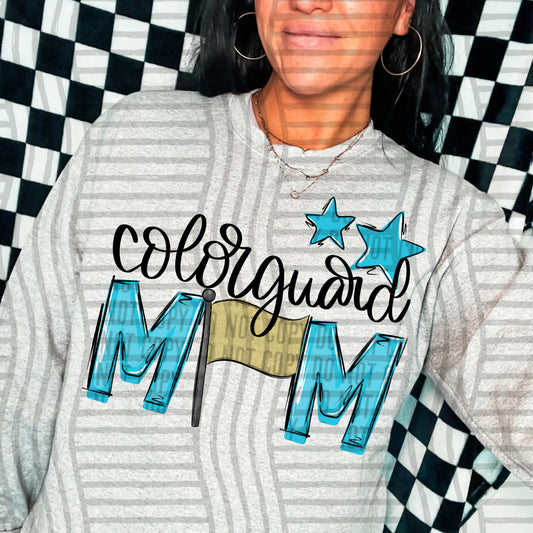 COLORGUARD MOM TEES - 20 COLORS