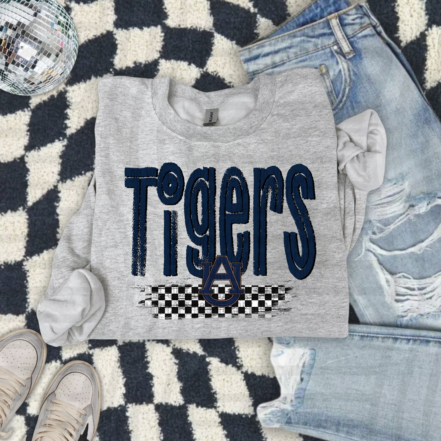 CHECKERED COLLEGE TEES