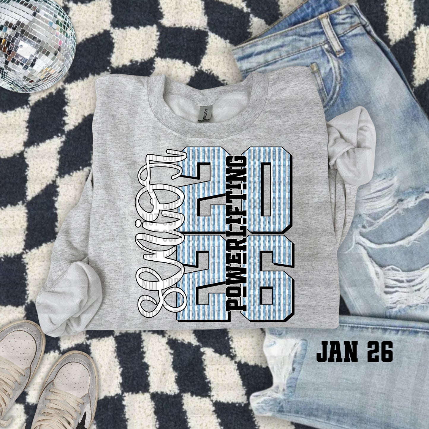 POWERLIFTING SENIOR 2026 TEE -MULTIPLE COLORS