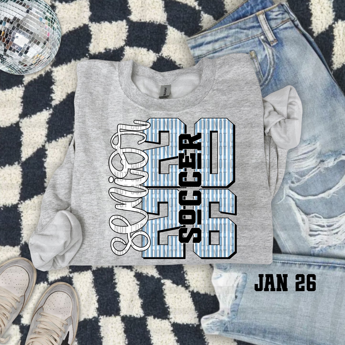 SOCCER SENIOR 2026 TEE-MULITIPLE COLORS