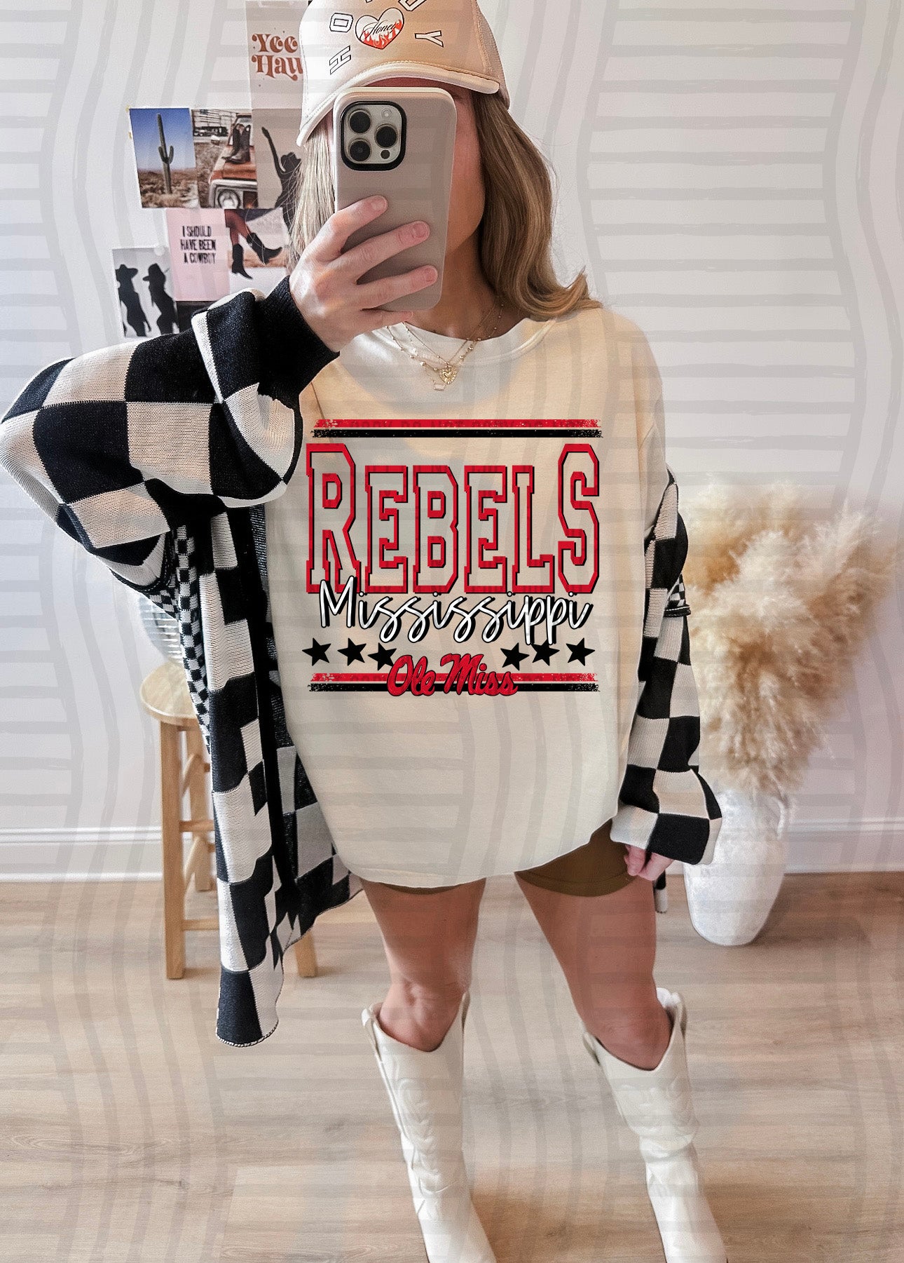 OPEN VARISTY COLLEGE TEE