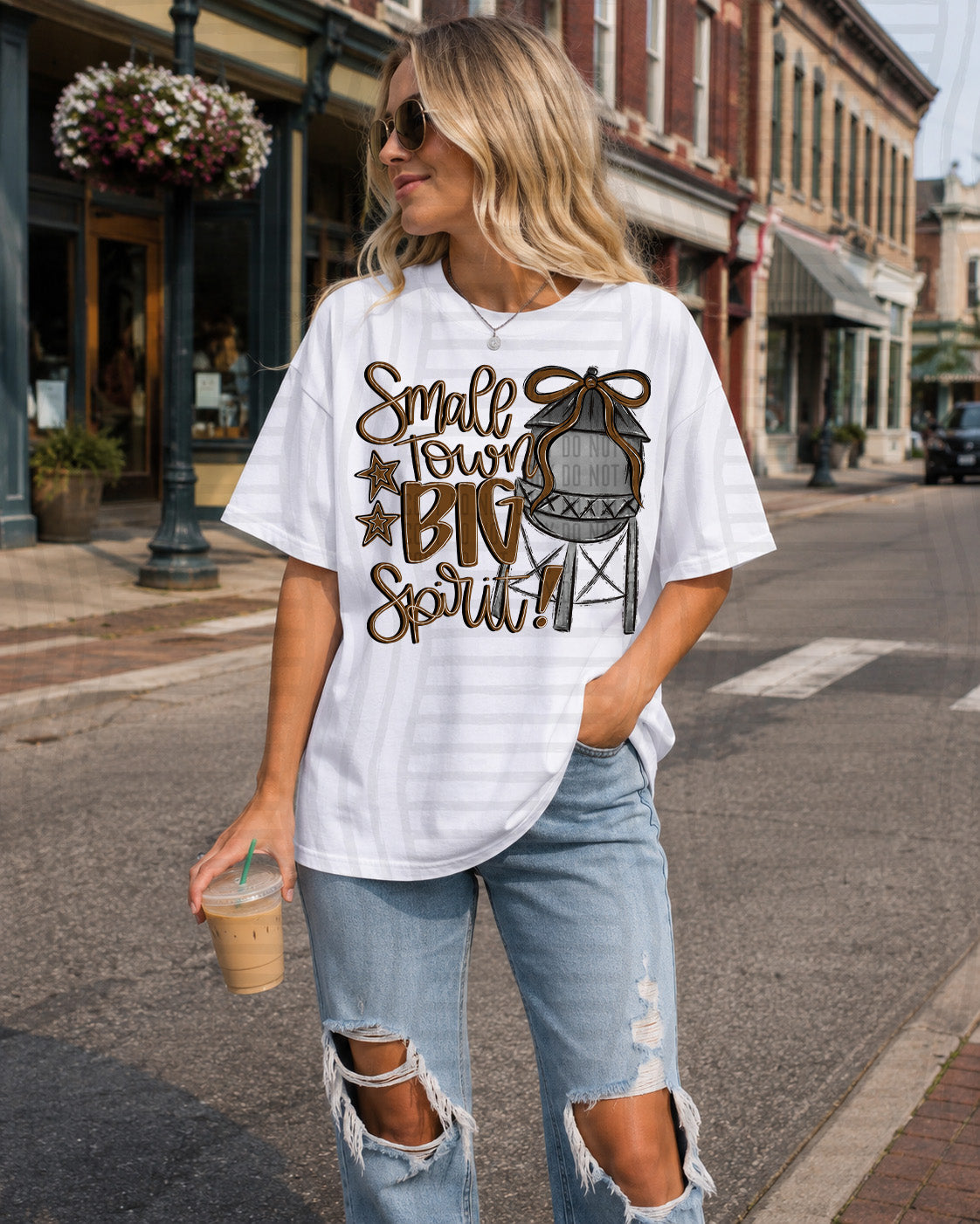 SMALL TOWN WATER TOWER TEES -25 COLORS