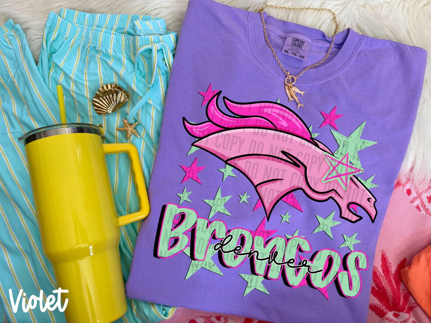 NFL PREPPY STAR EYED TEE
