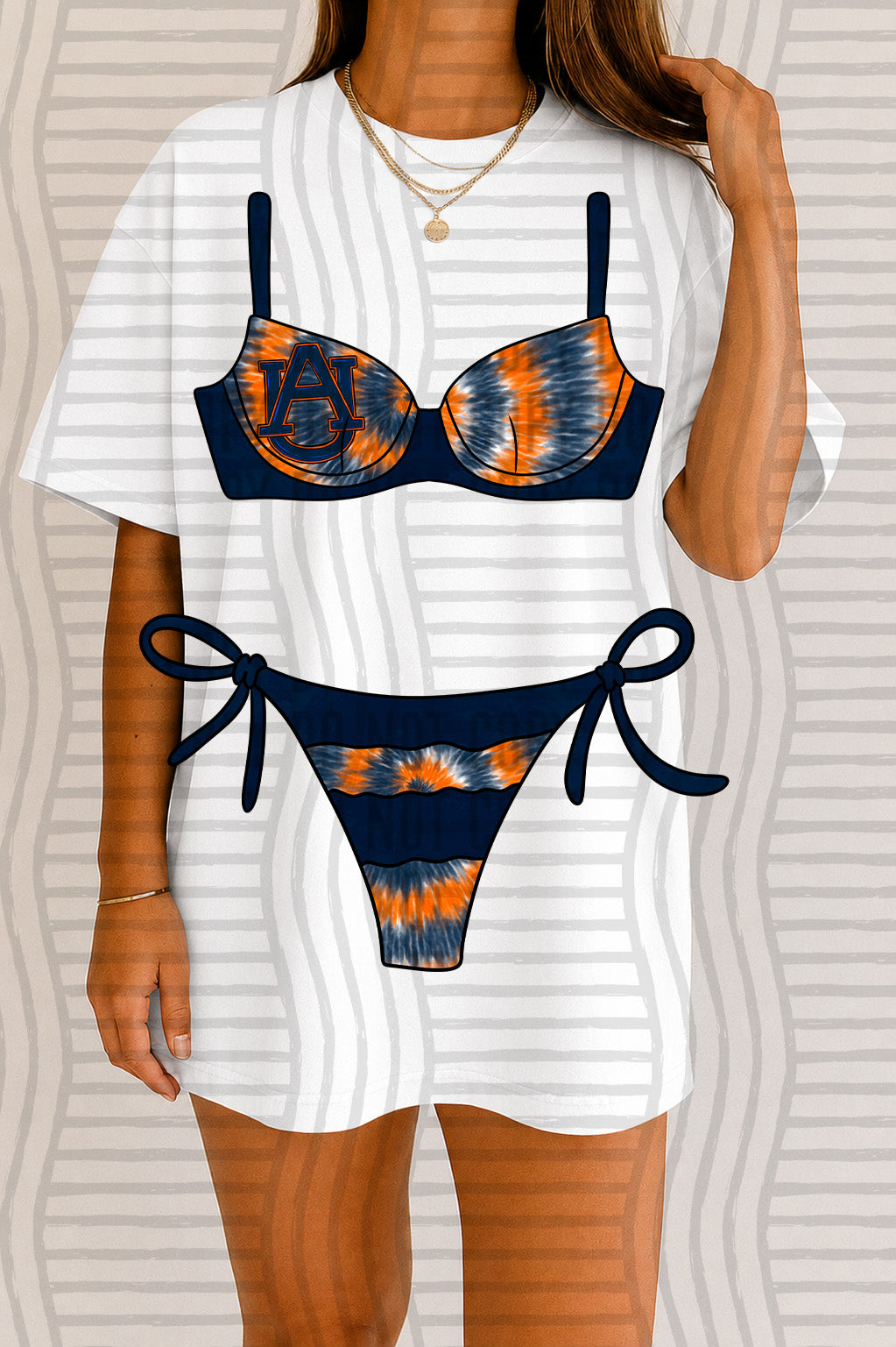 COLLEGE BIKINI LOGO TEE
