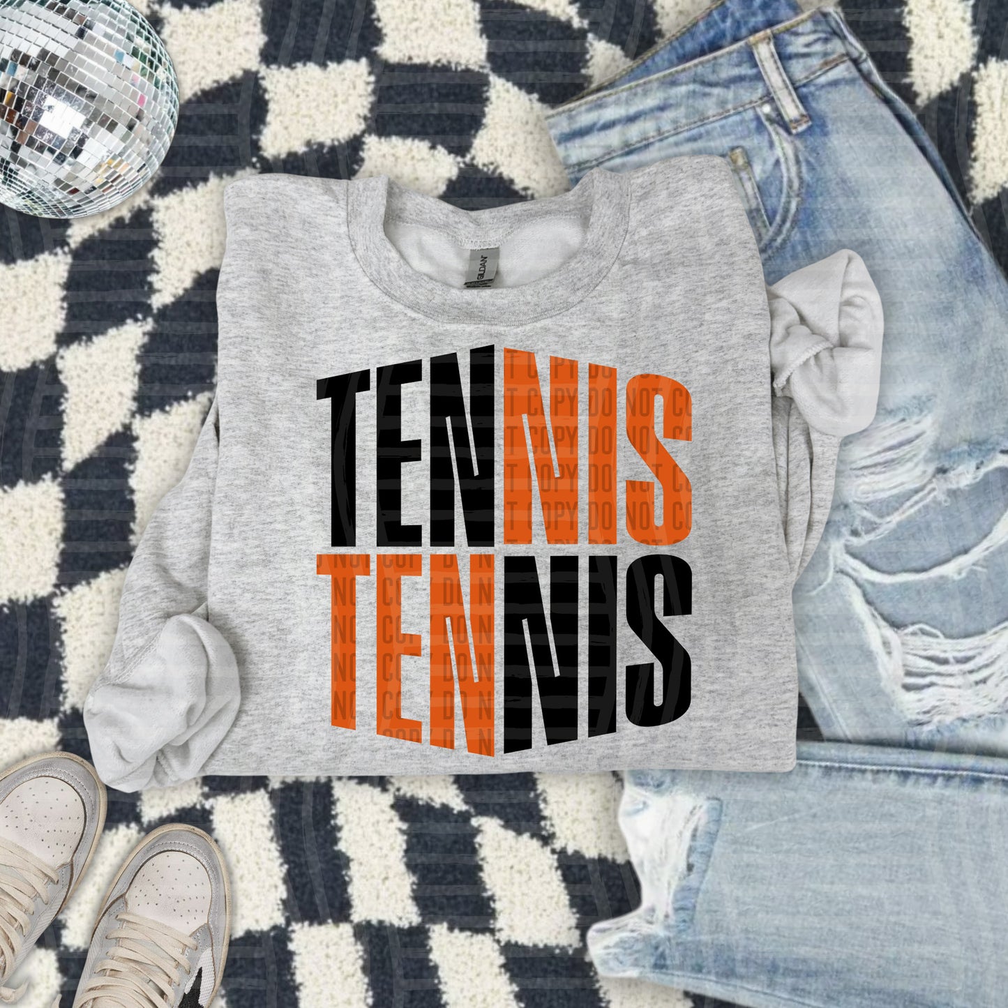 WORD ART TENNIS TEE