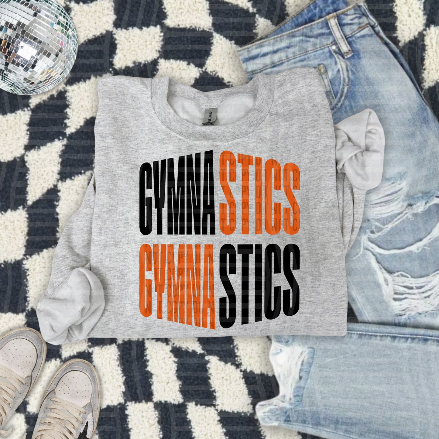 WORD ART GYMNASTICS TEE
