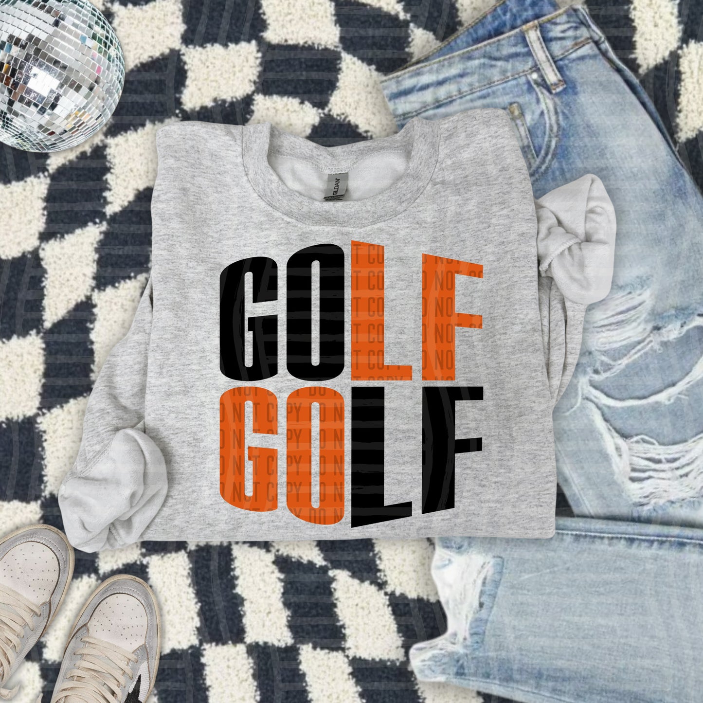 WORD ART GOLF TEE