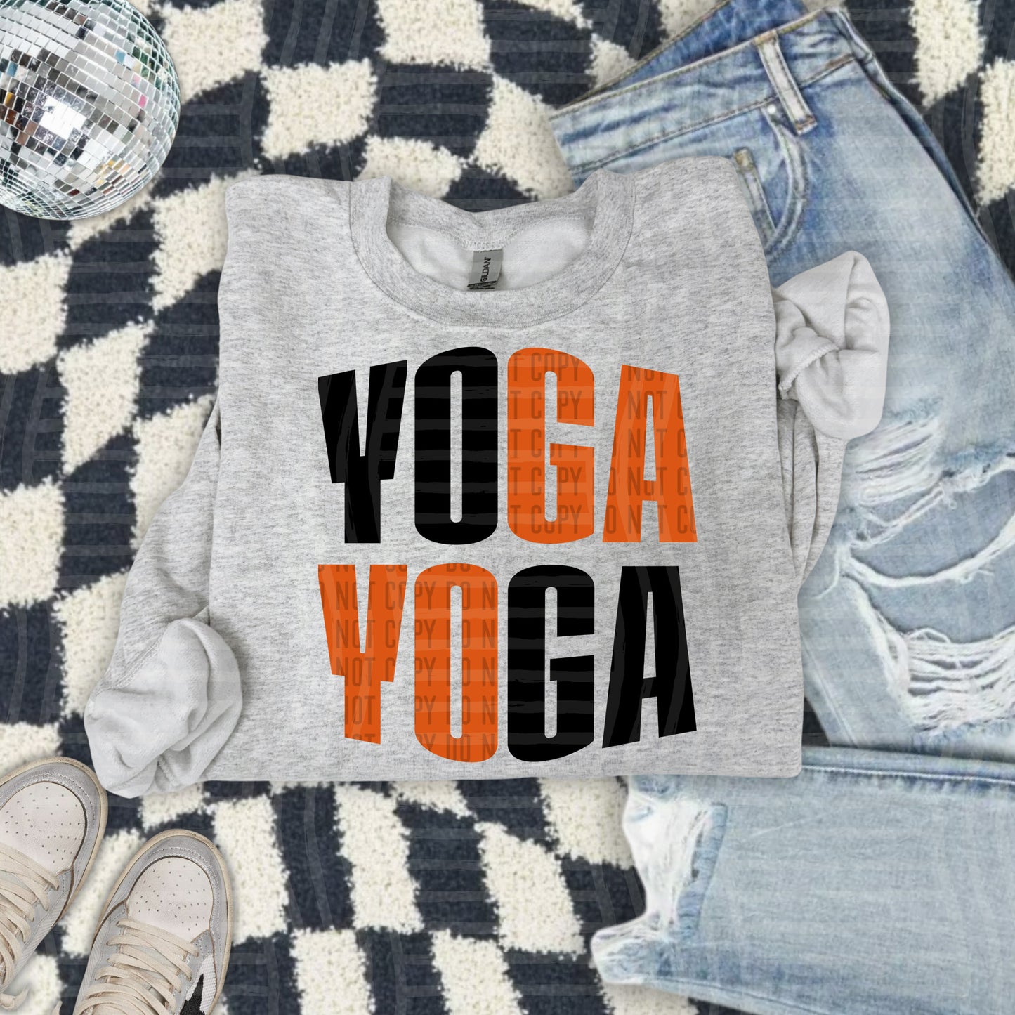 WORD ART YOGA TEE