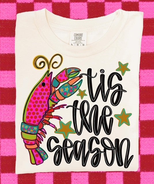 TIS THE SEASON TEE - CRAWFISH