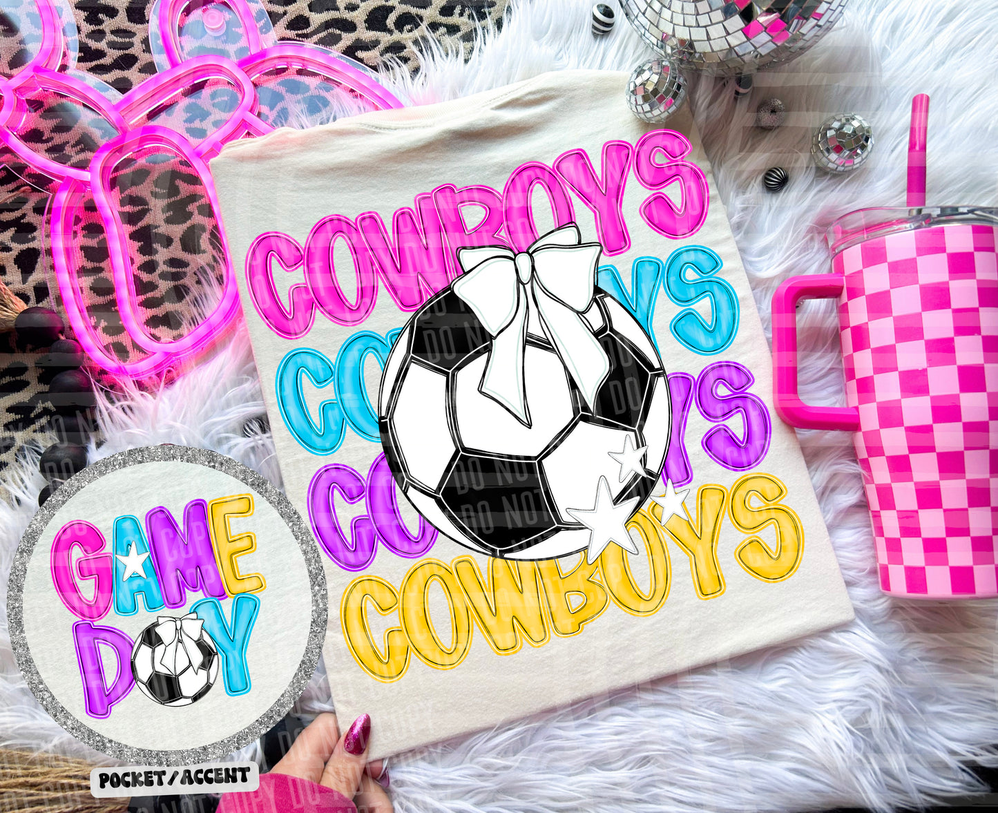 SOCCER BRIGHT & PREPPY MASCOT TEES