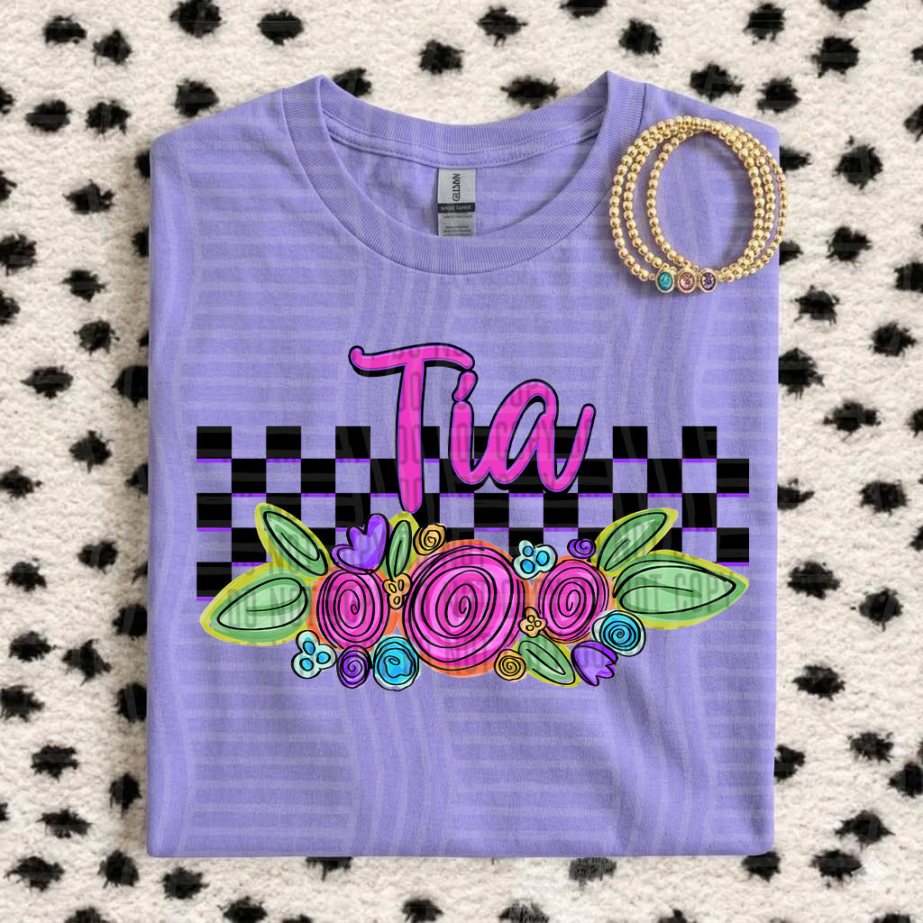 FLORAL NAMES TEE - VARIETY