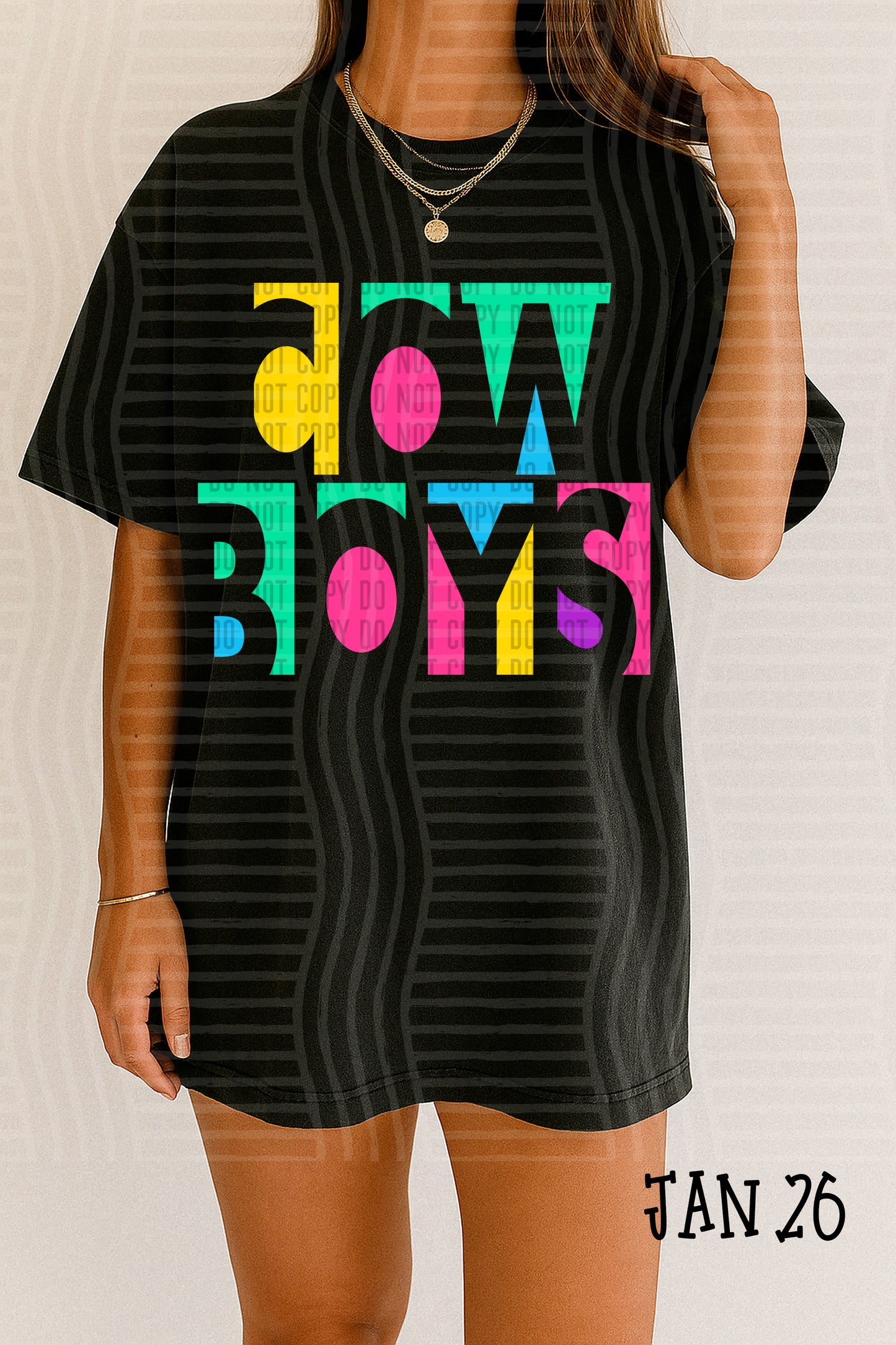 CONFETTI CUT OUT MASCOT TEE