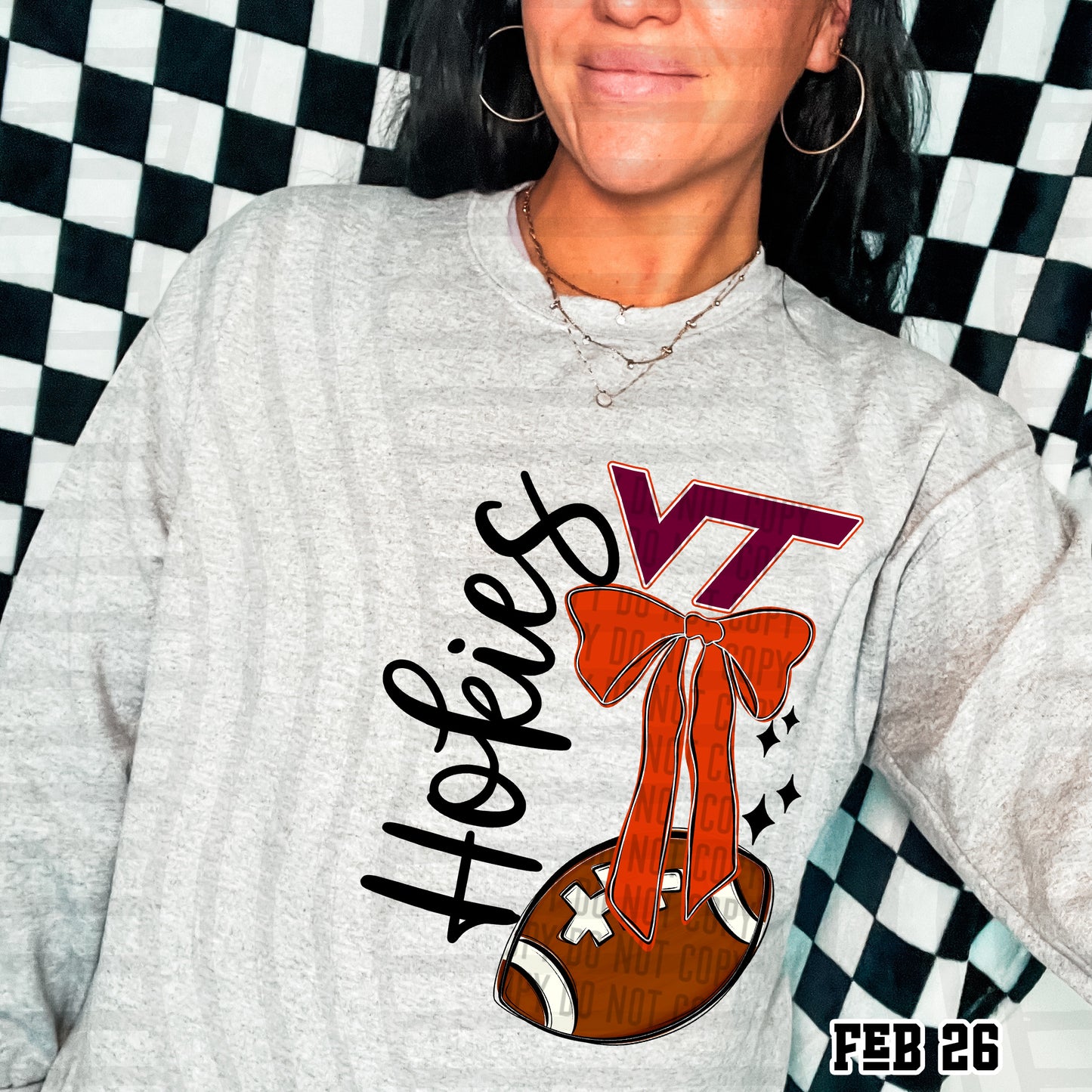 COLLEGE FOOTBALL BOW TEES