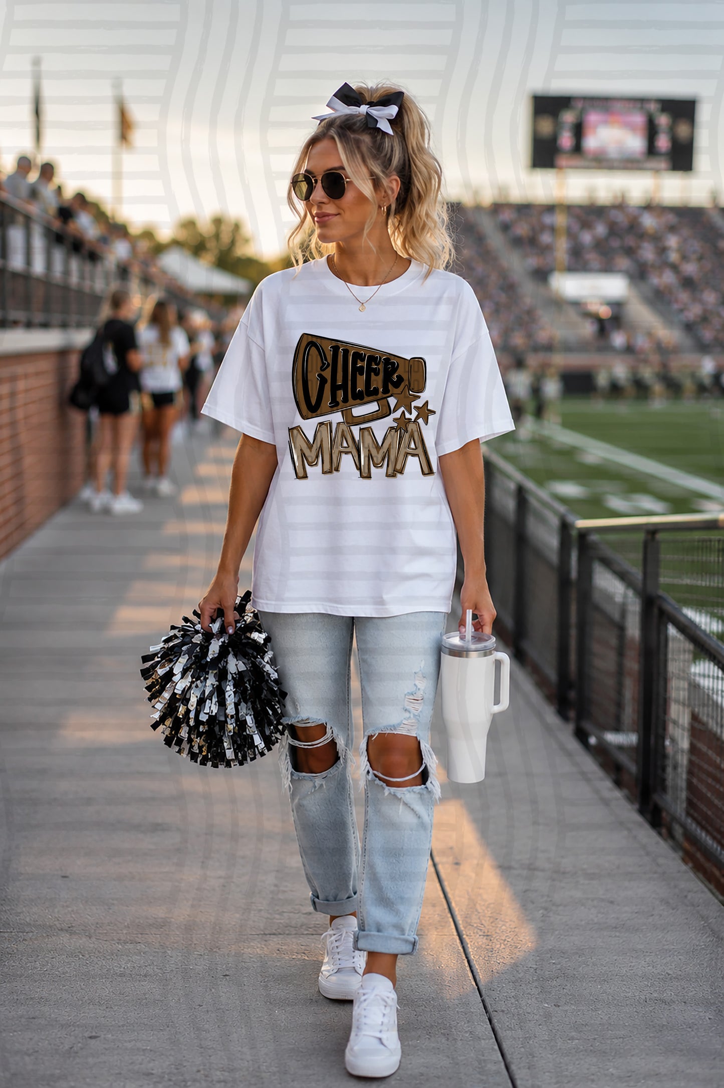 CHEER MAMA TEES -25 COLORS