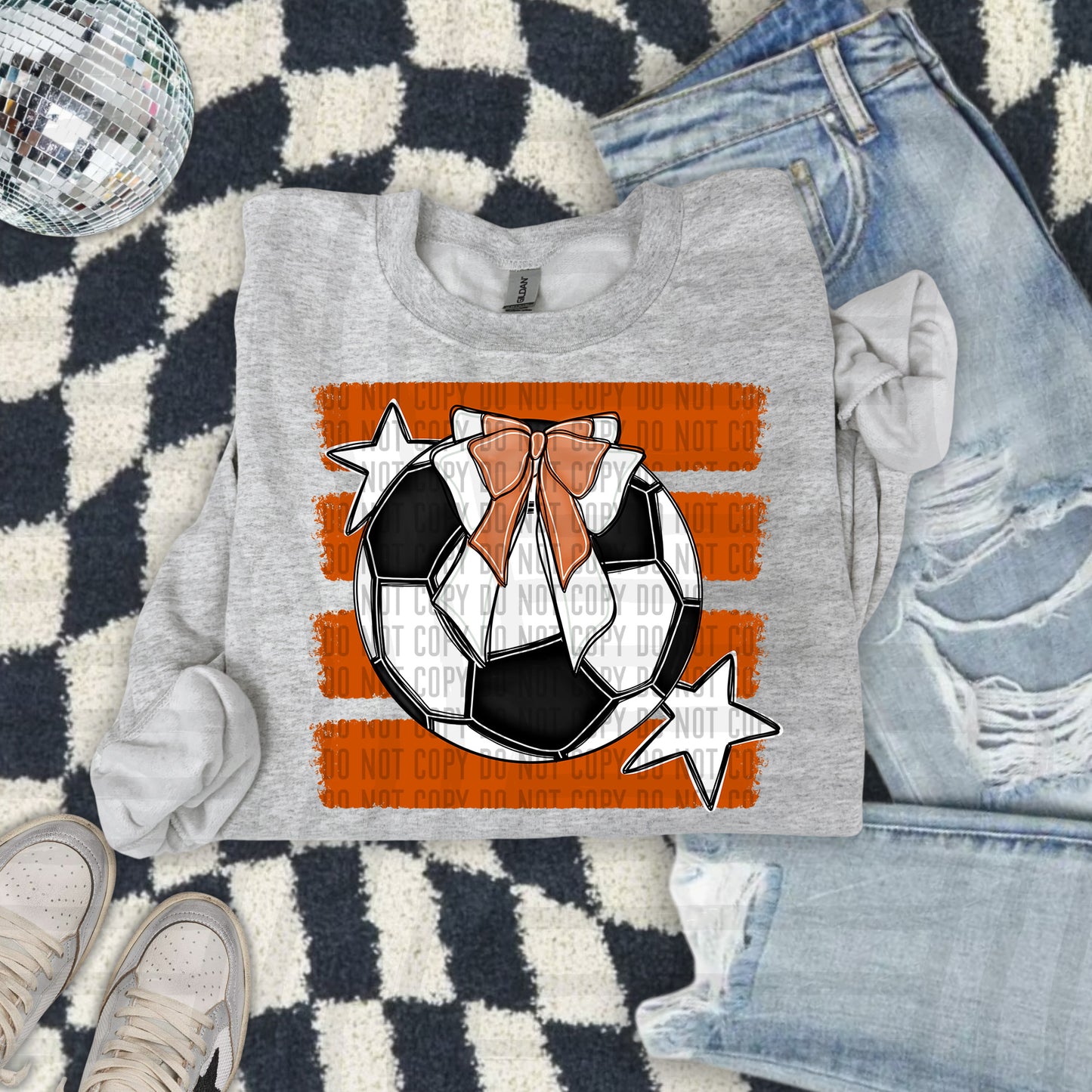 SOCCER BOW BOW TEES -25 COLORS