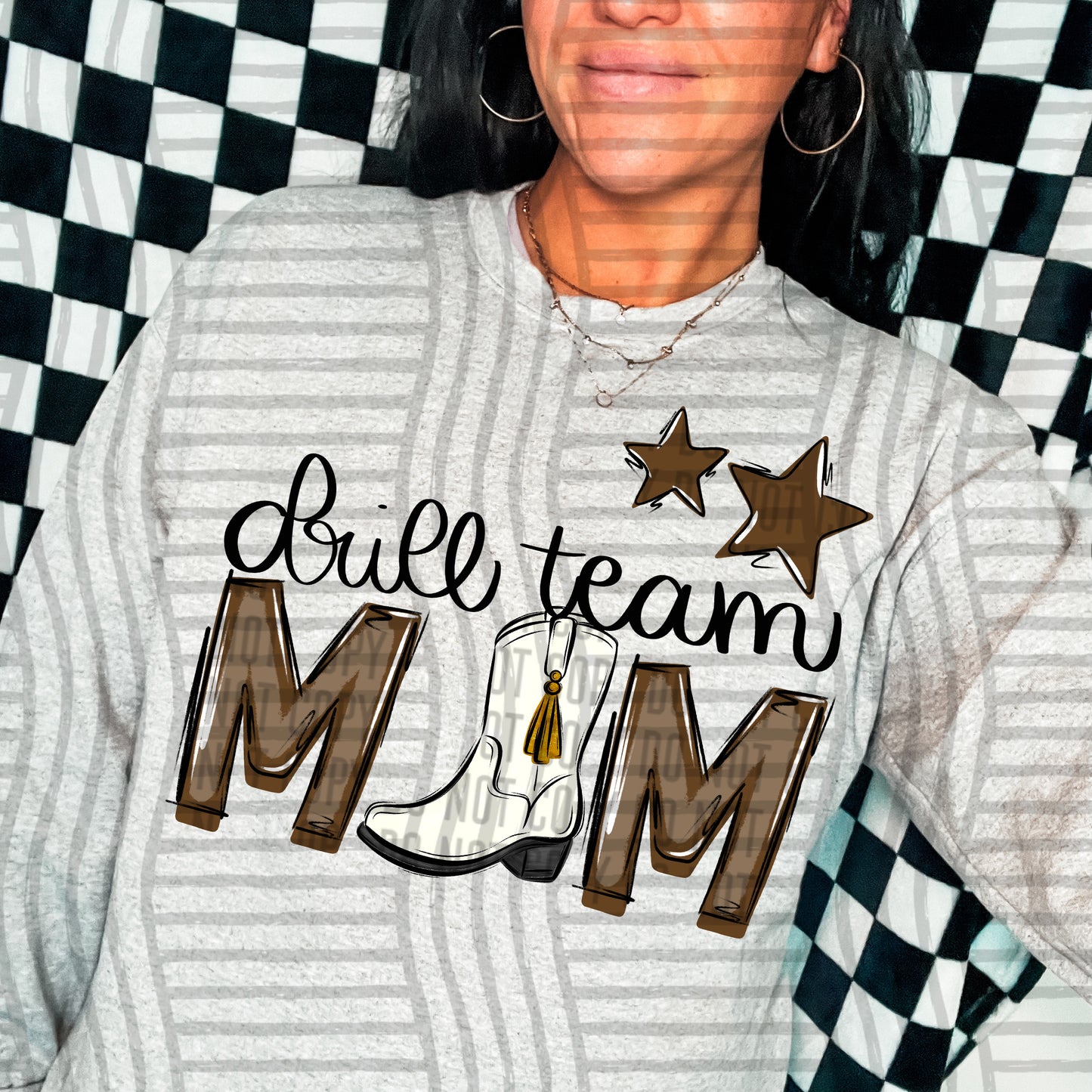 DRILL TEAM MOM TEES - 20 COLORS