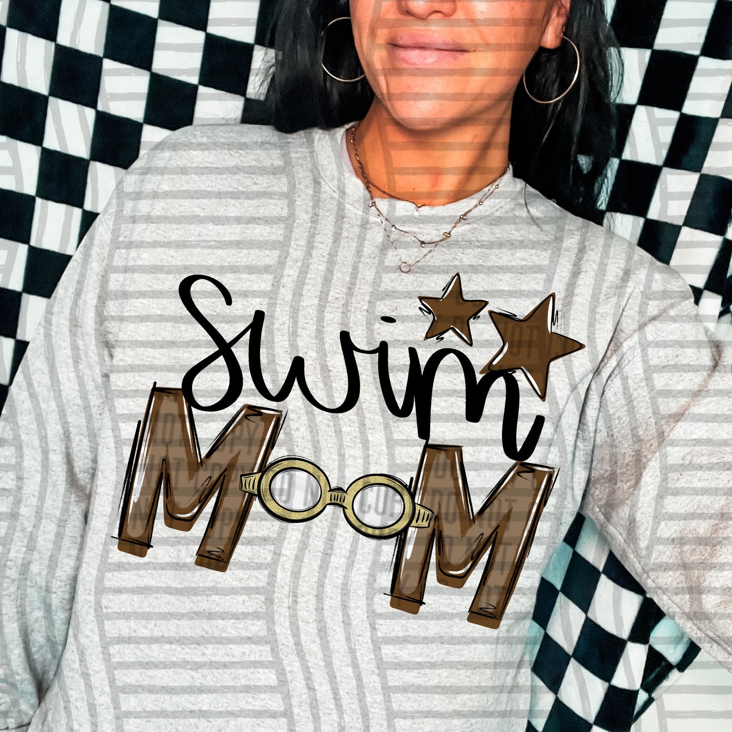 SWIM MOM TEES - 20 COLORS