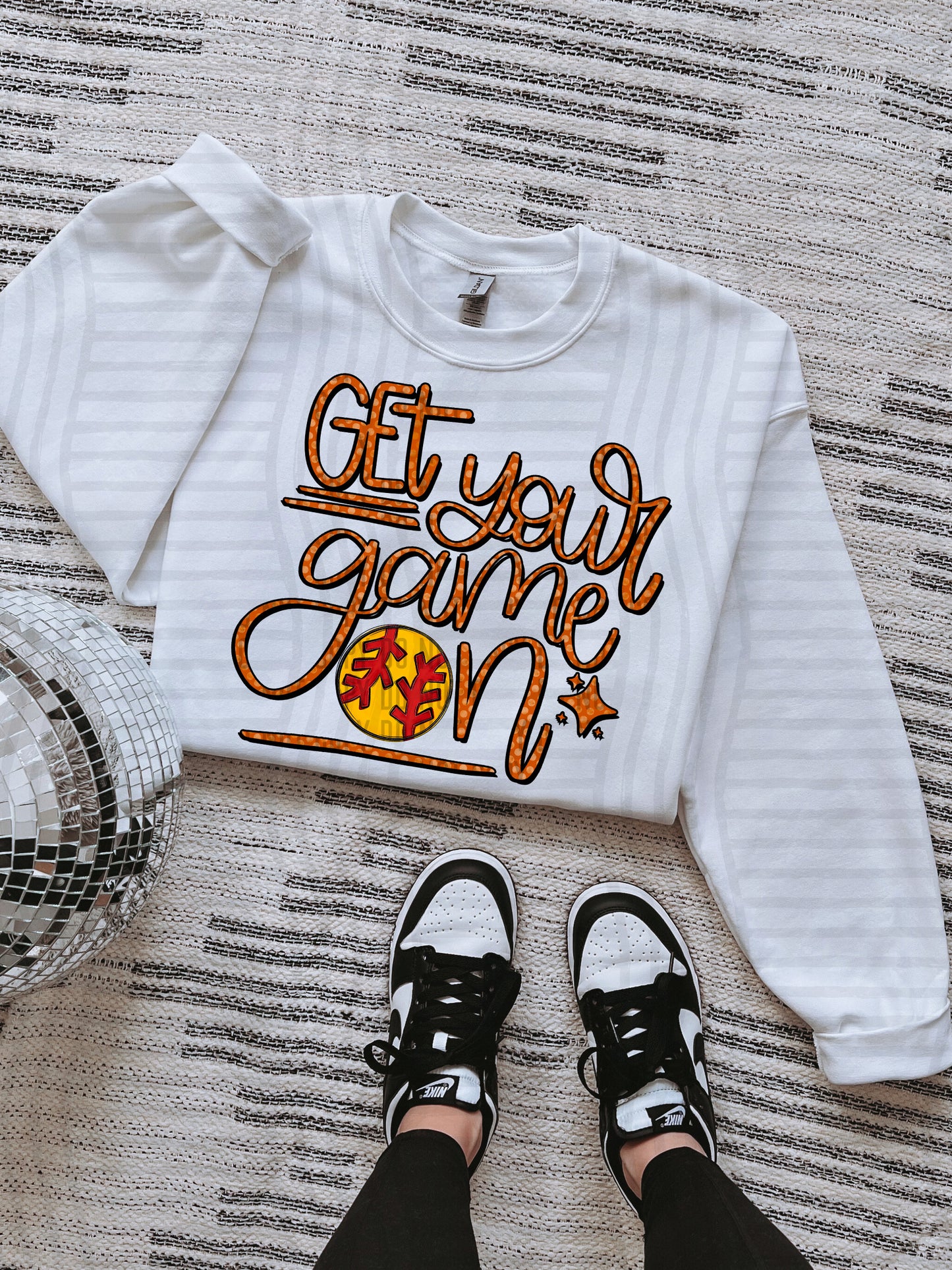 SOFTBALL GET YOUR GAME ON TEES - 20 COLORS