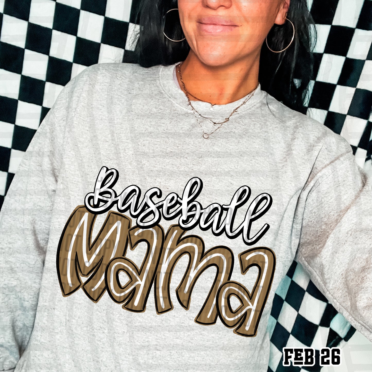 BASEBALL MAMA TEE - VARIETY OF COLORS