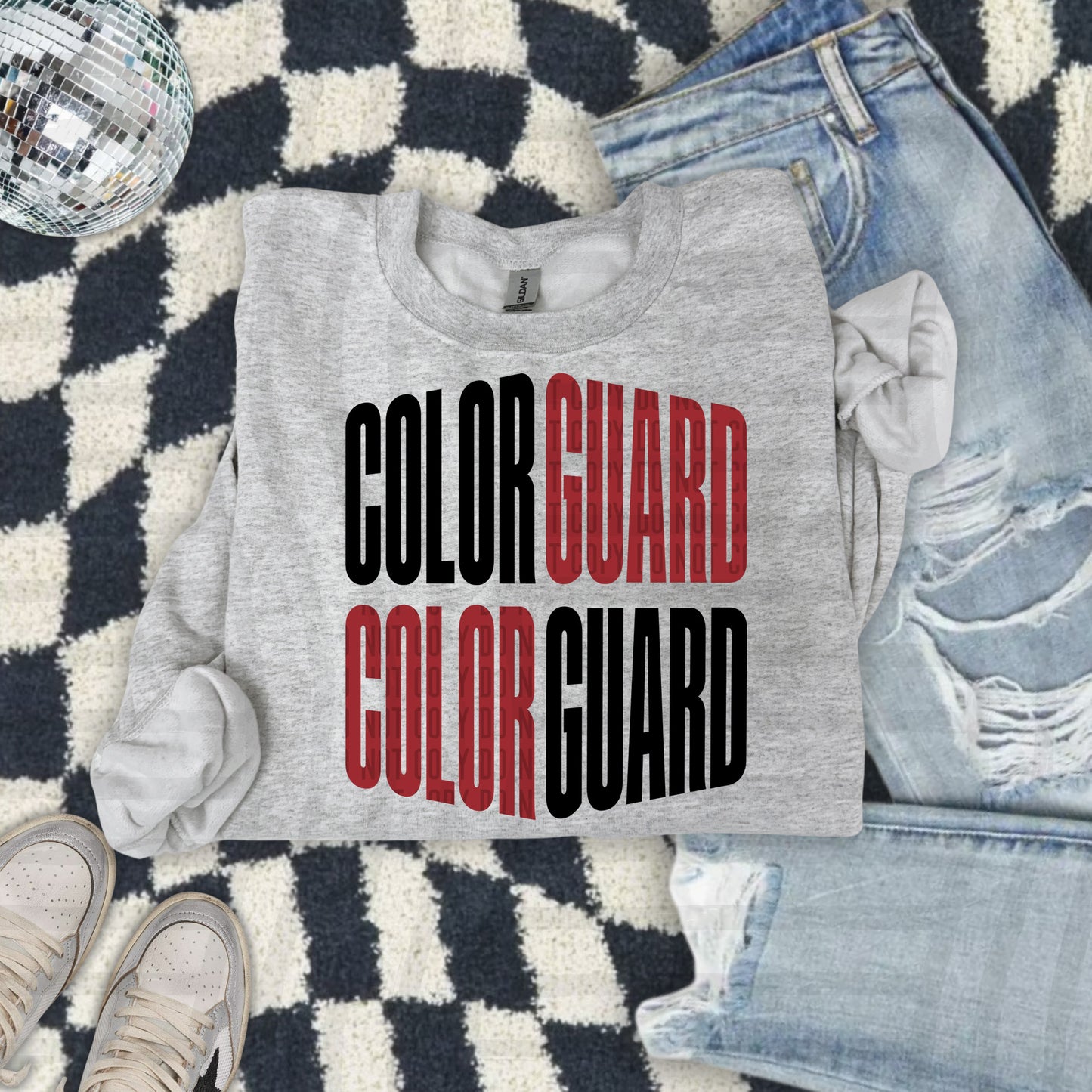 WORD ART COLOR GUARD TEE
