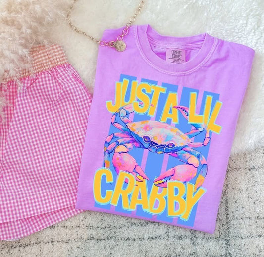 JUST A LITTLE CRABBY TEE