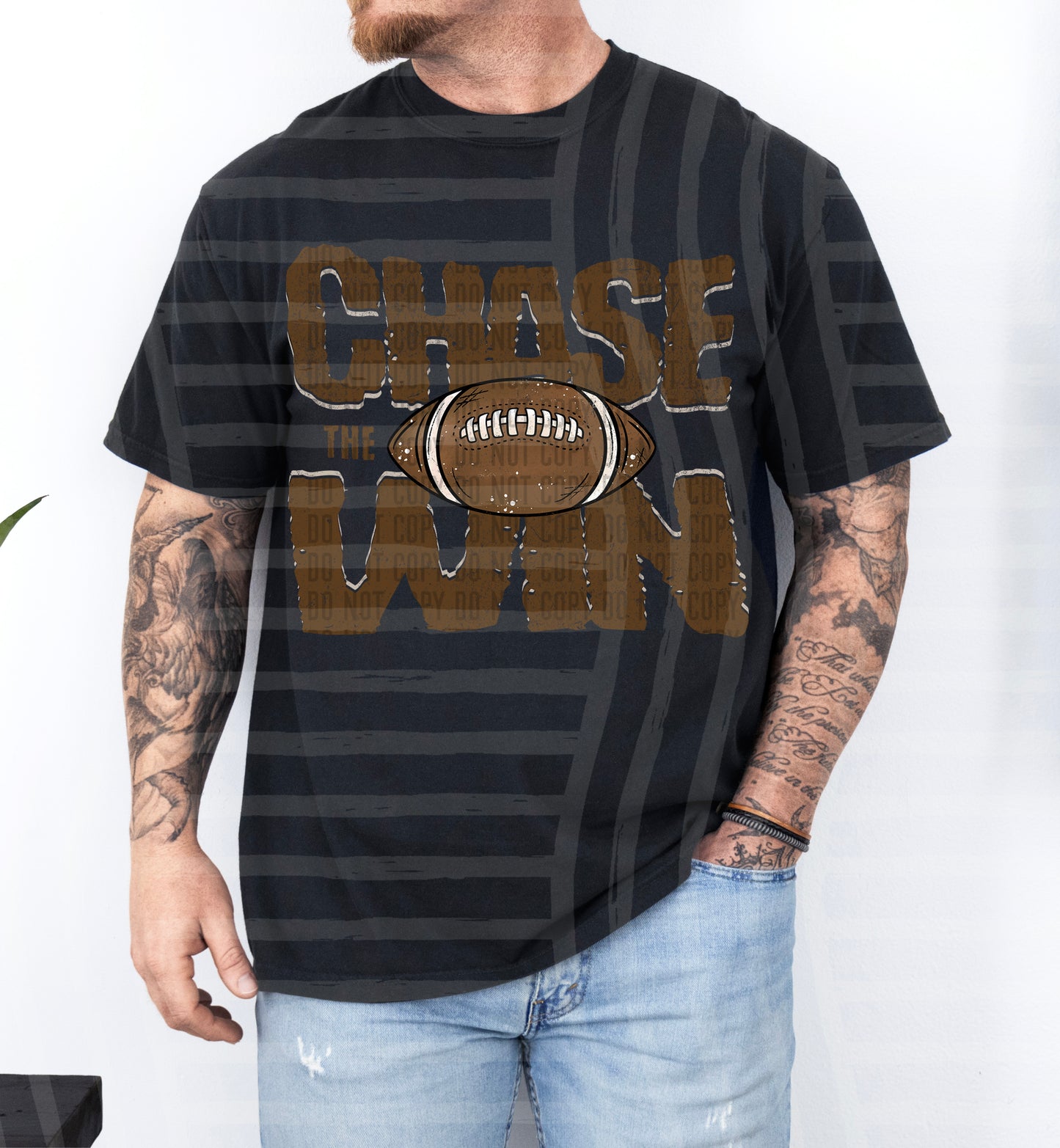 FOOTBALL -CHASE THE WIN TEES- VARIETY COLORS