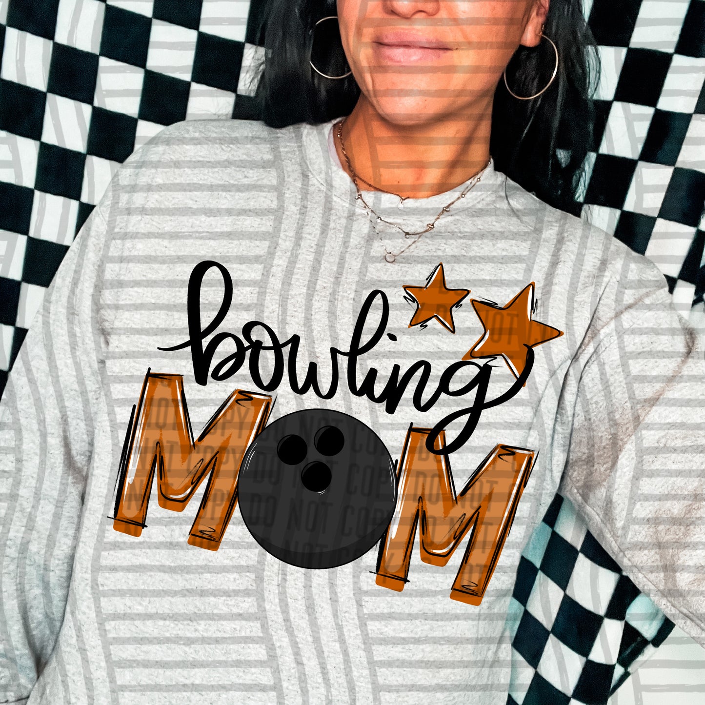 BOWLING MOM TEES - 20 COLORS