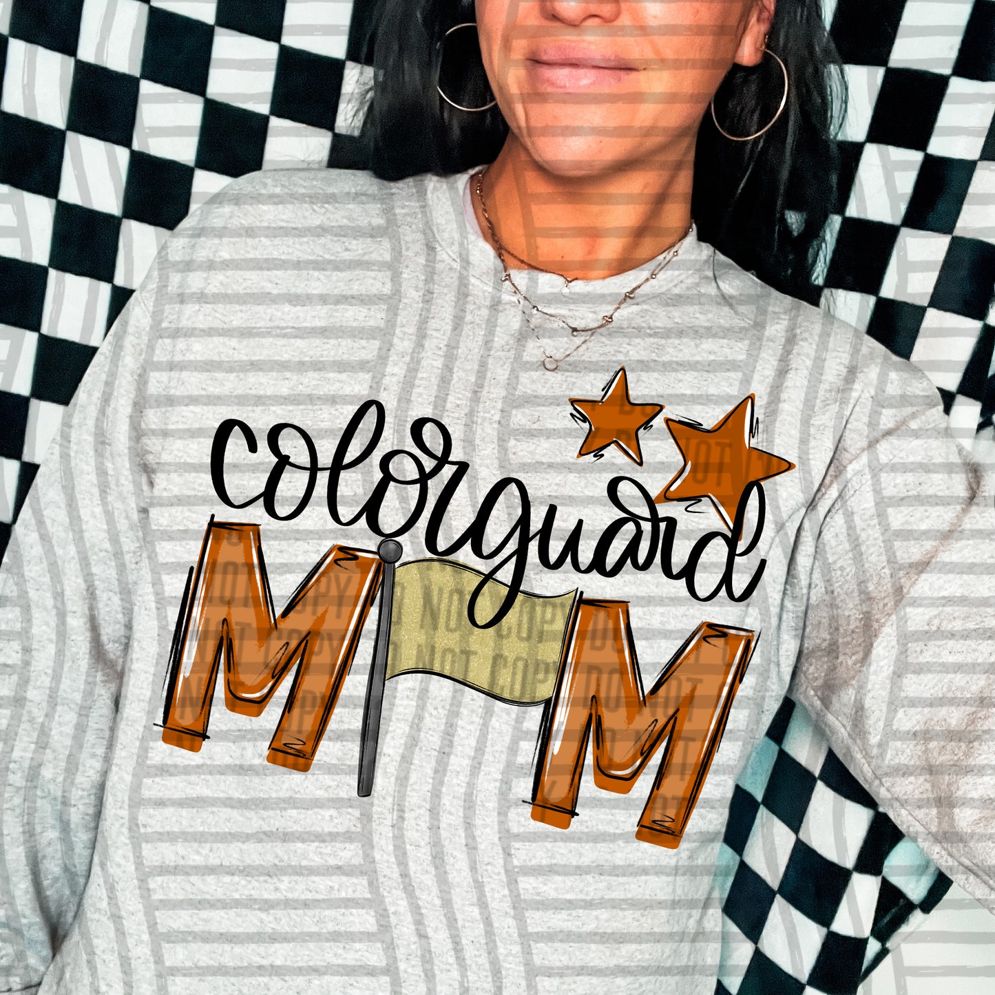 COLORGUARD MOM TEES - 20 COLORS