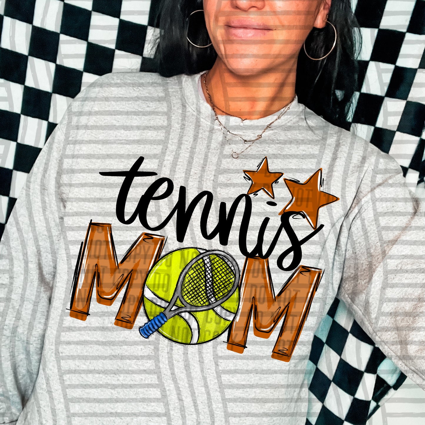 TENNIS MOM TEE -20 COLORS