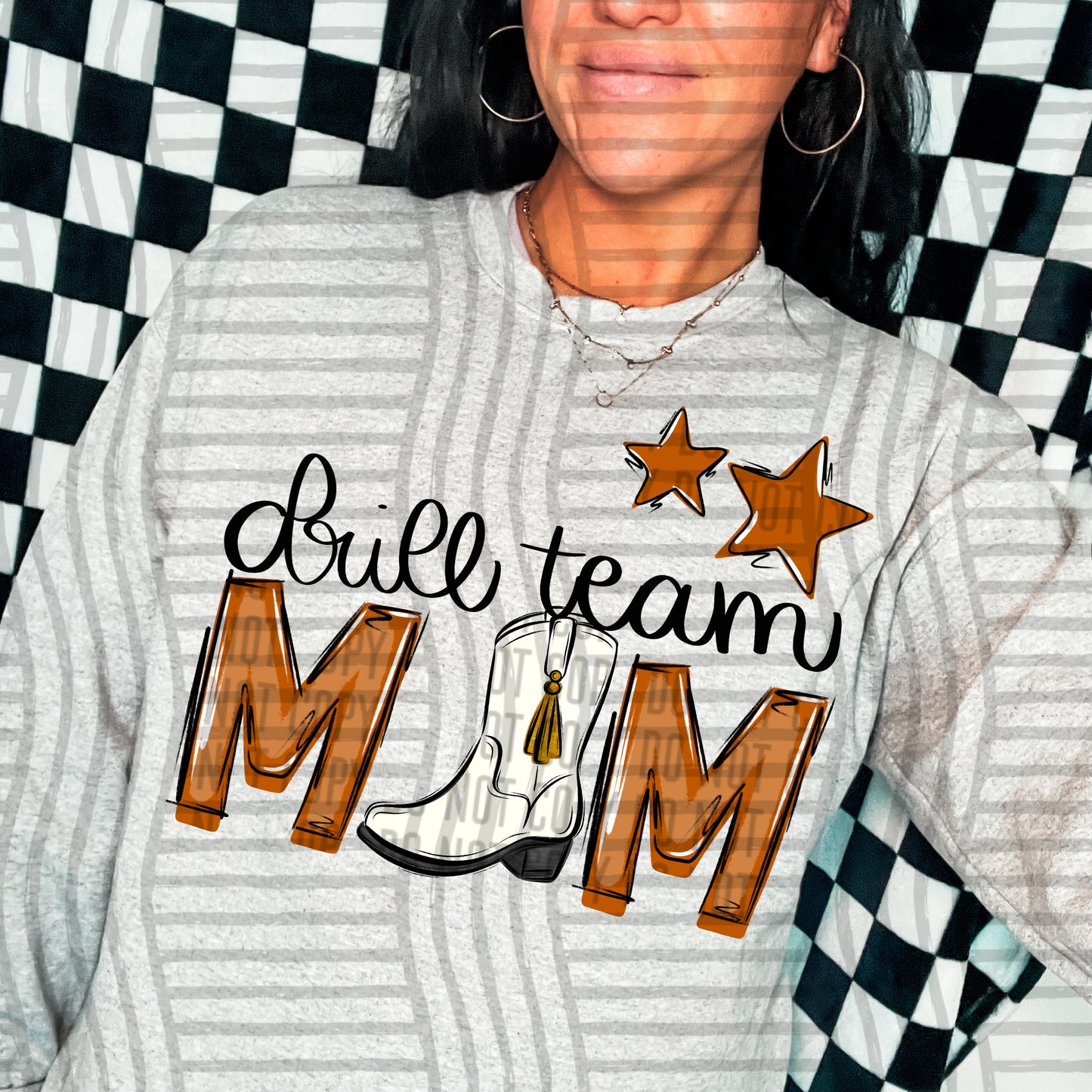 DRILL TEAM MOM TEES - 20 COLORS