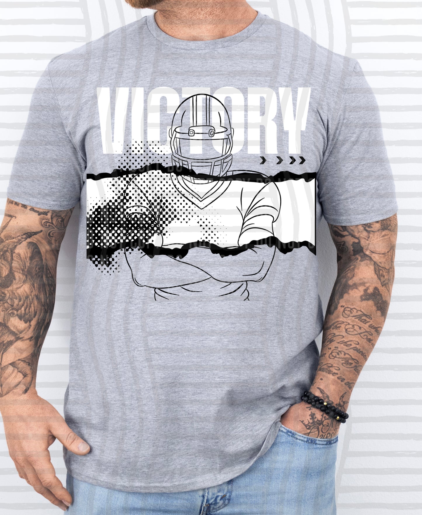 VICTORY FOOTBALL PLAYER TEES -25 COLORS
