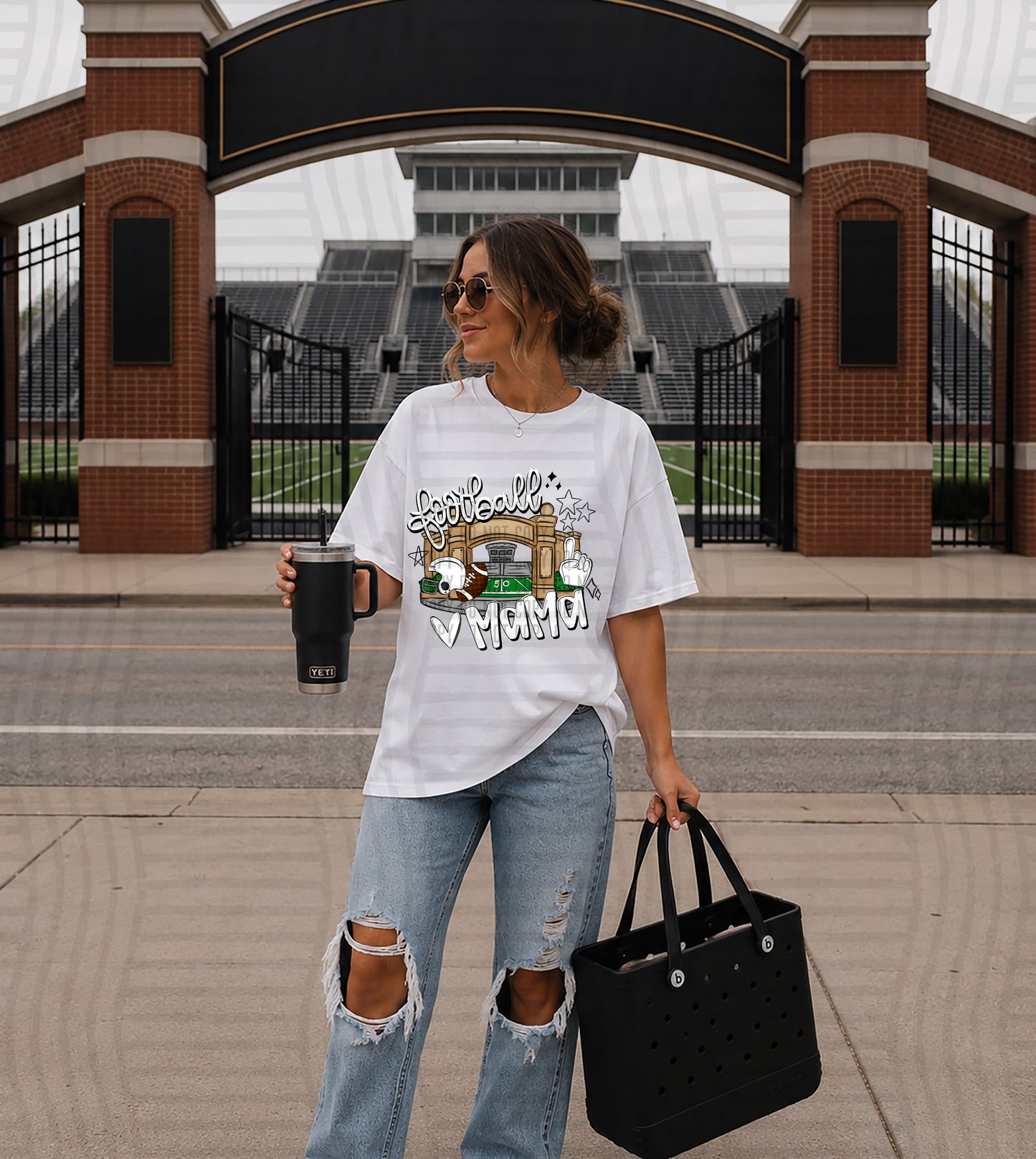 FOOTBALL MAMA TEES -25 COLORS