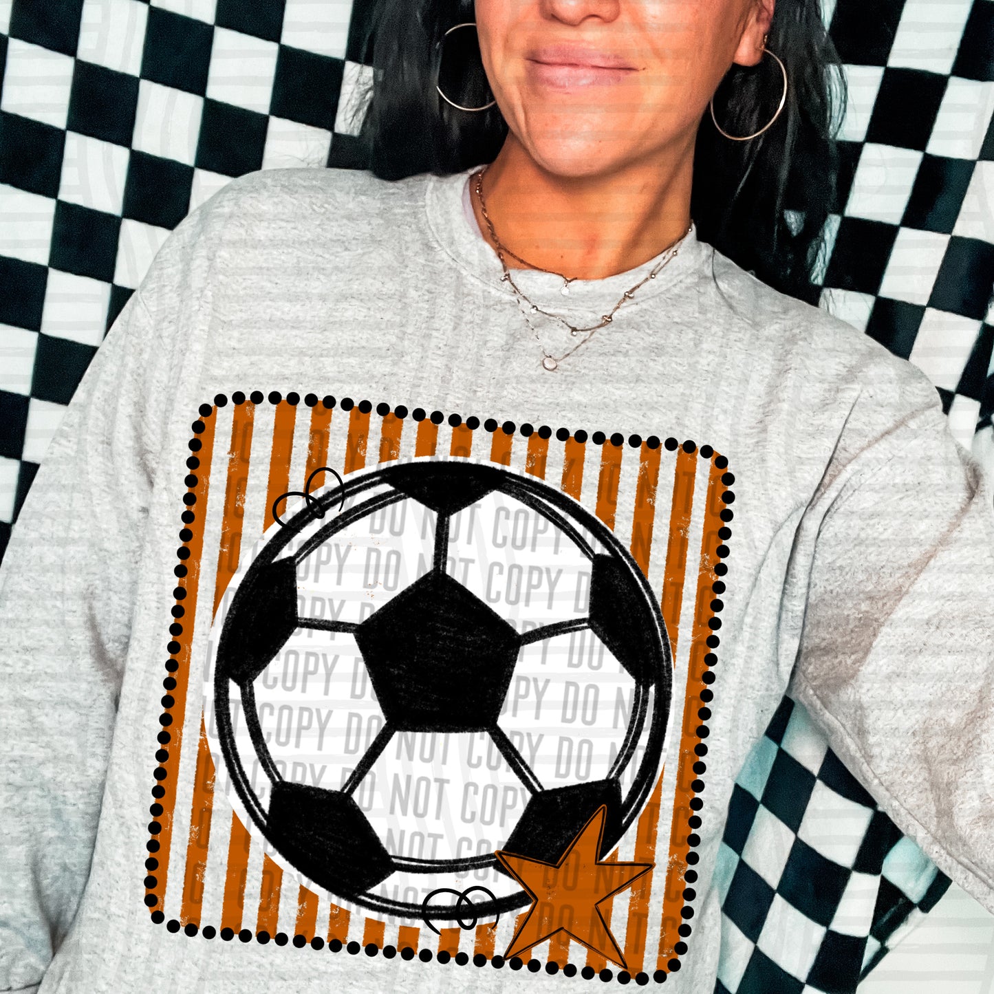DISTRESSED SOCCER TEE - MULTIPLE COLORS