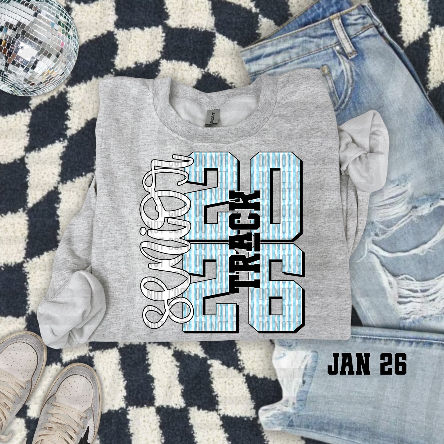 TRACK SENIOR 2026 TEE -MULITIPLE COLORS