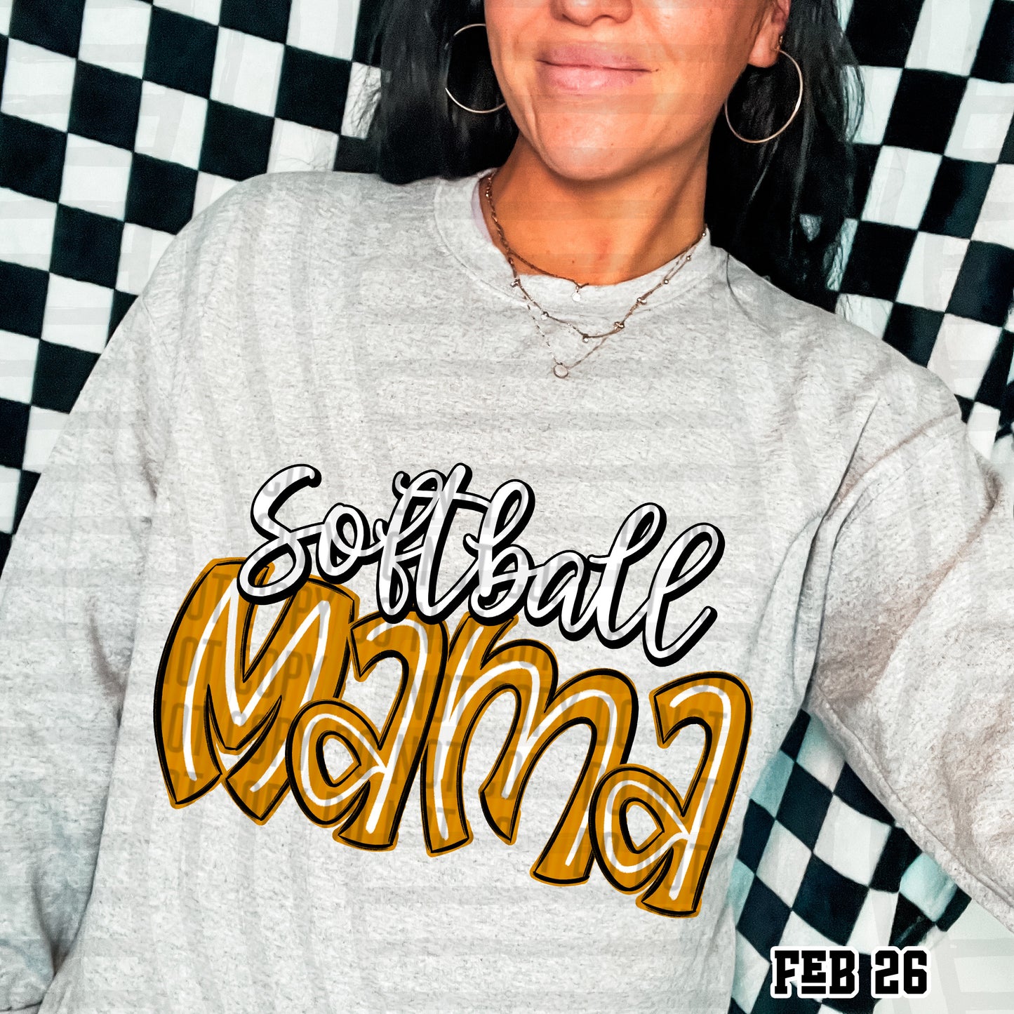 SOFTBALL MAMA TEES - VARIETY COLORS