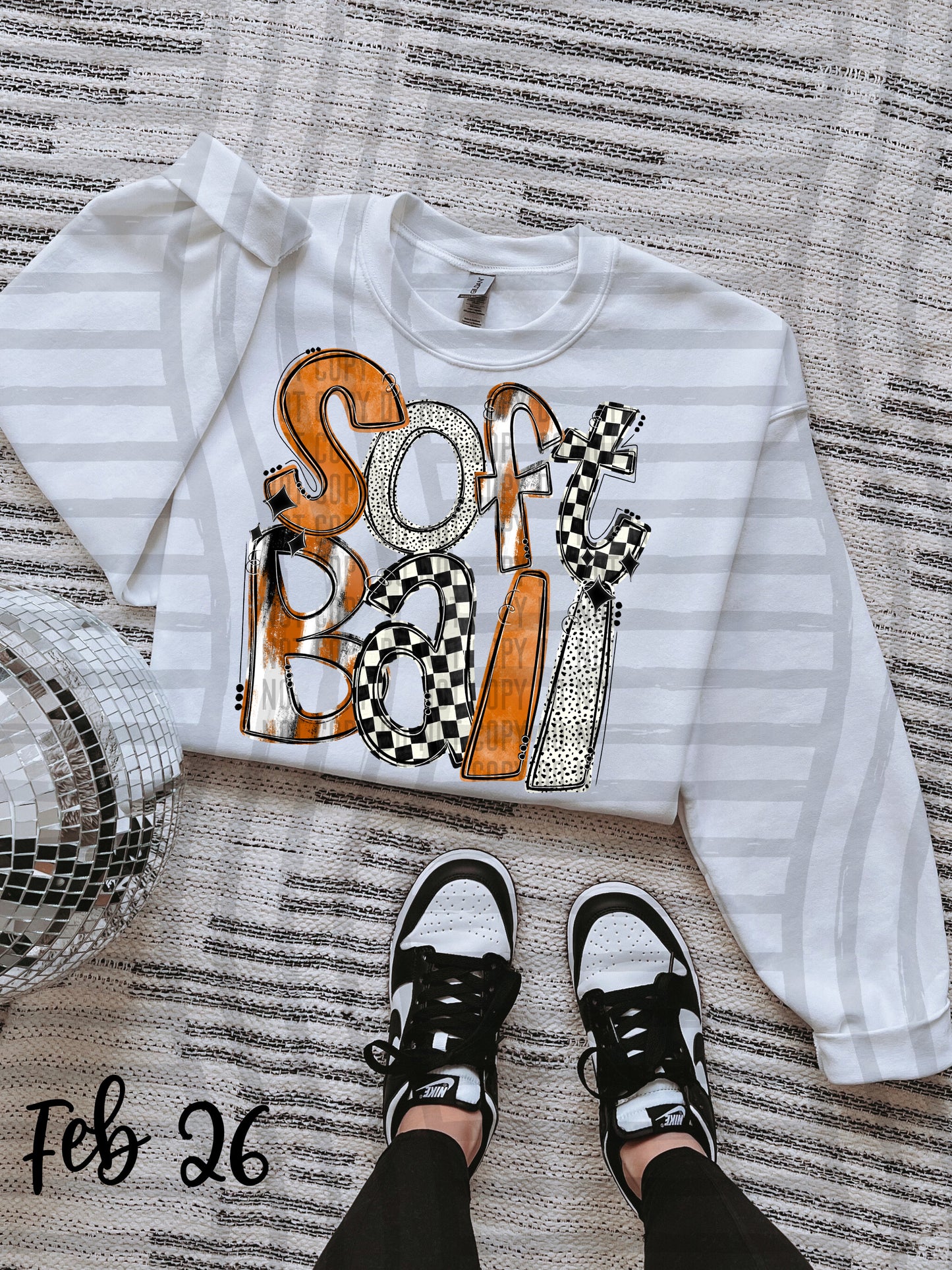 VARIETY COLOR SOFTBALL TEES