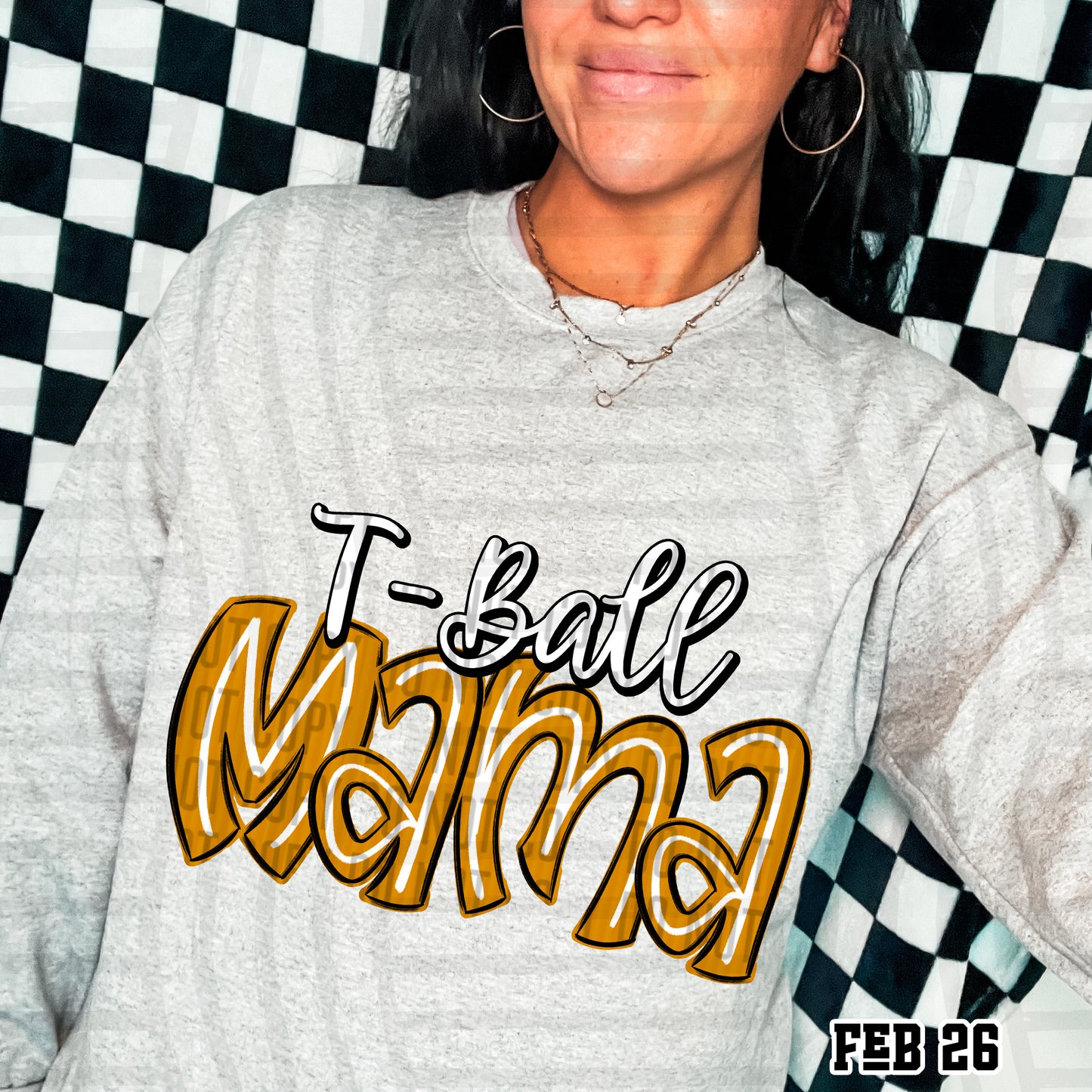T-BALL MAMA TEE - VARIETY OF COLORS