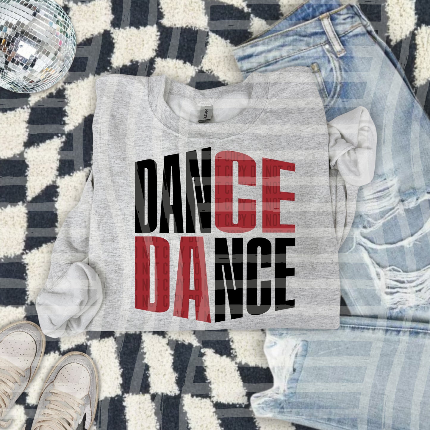 DANCE WORD ART TEE