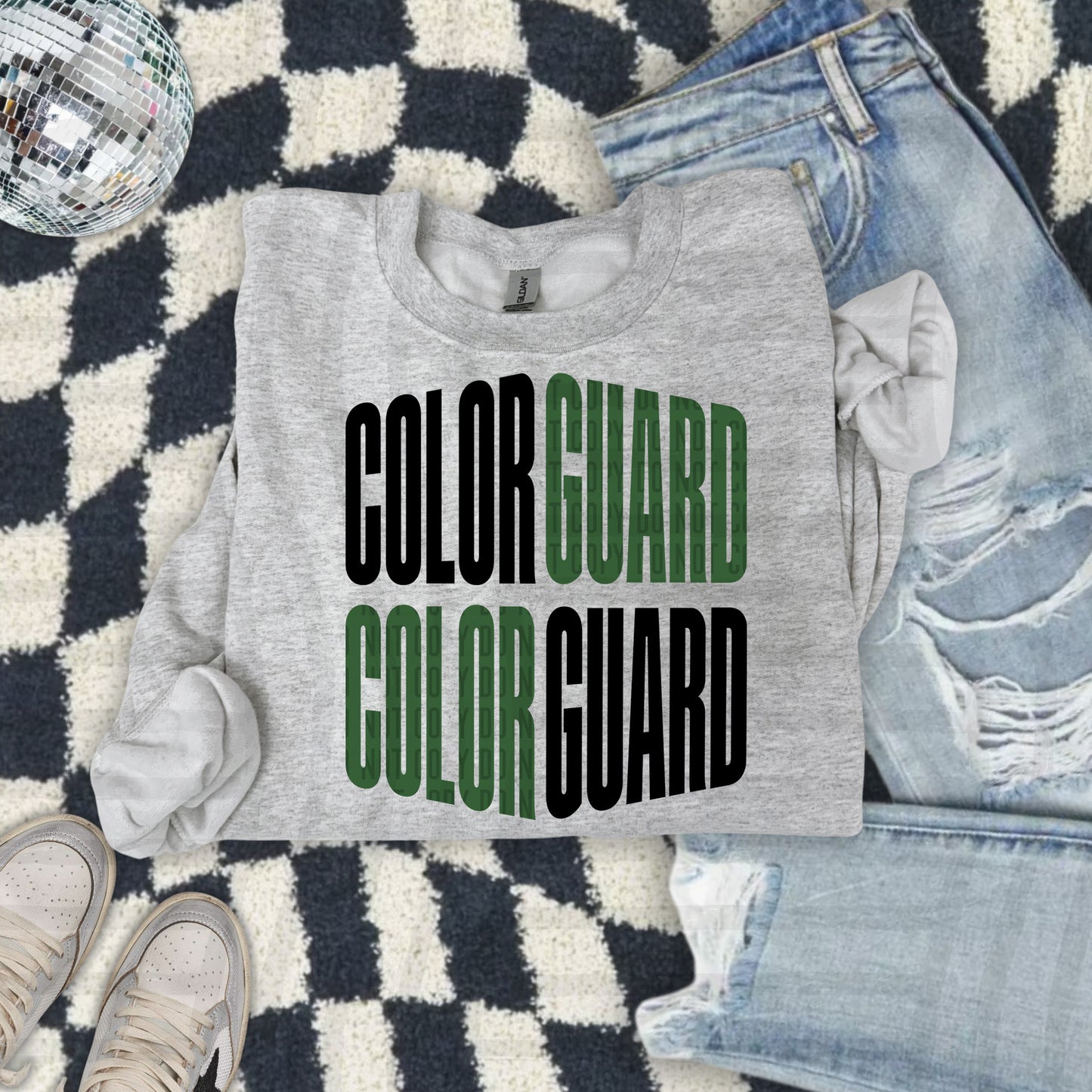 WORD ART COLOR GUARD TEE