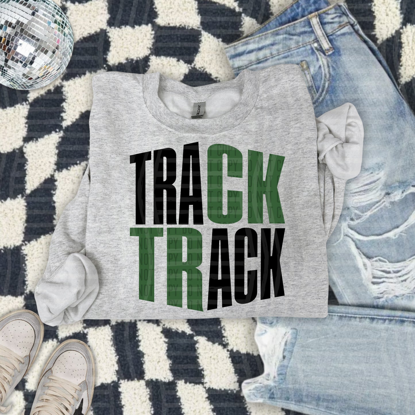 WORD ART TRACK TEE