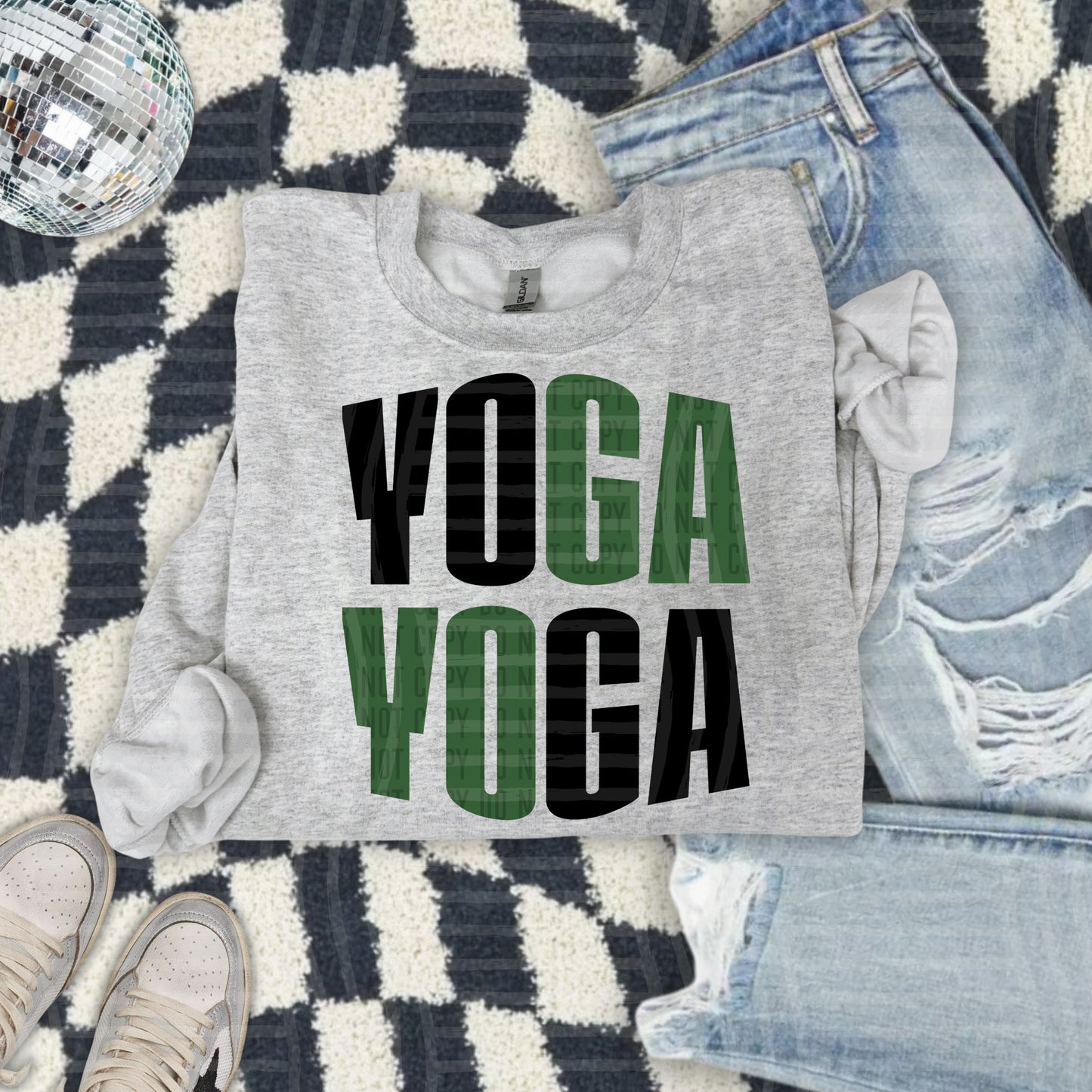WORD ART YOGA TEE